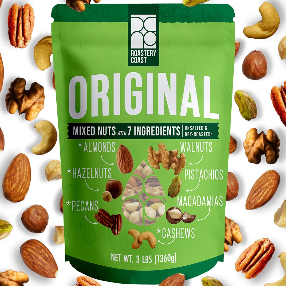 Roastery Coast daily nuts bulk pack for on-the-go energy and easy snacking.