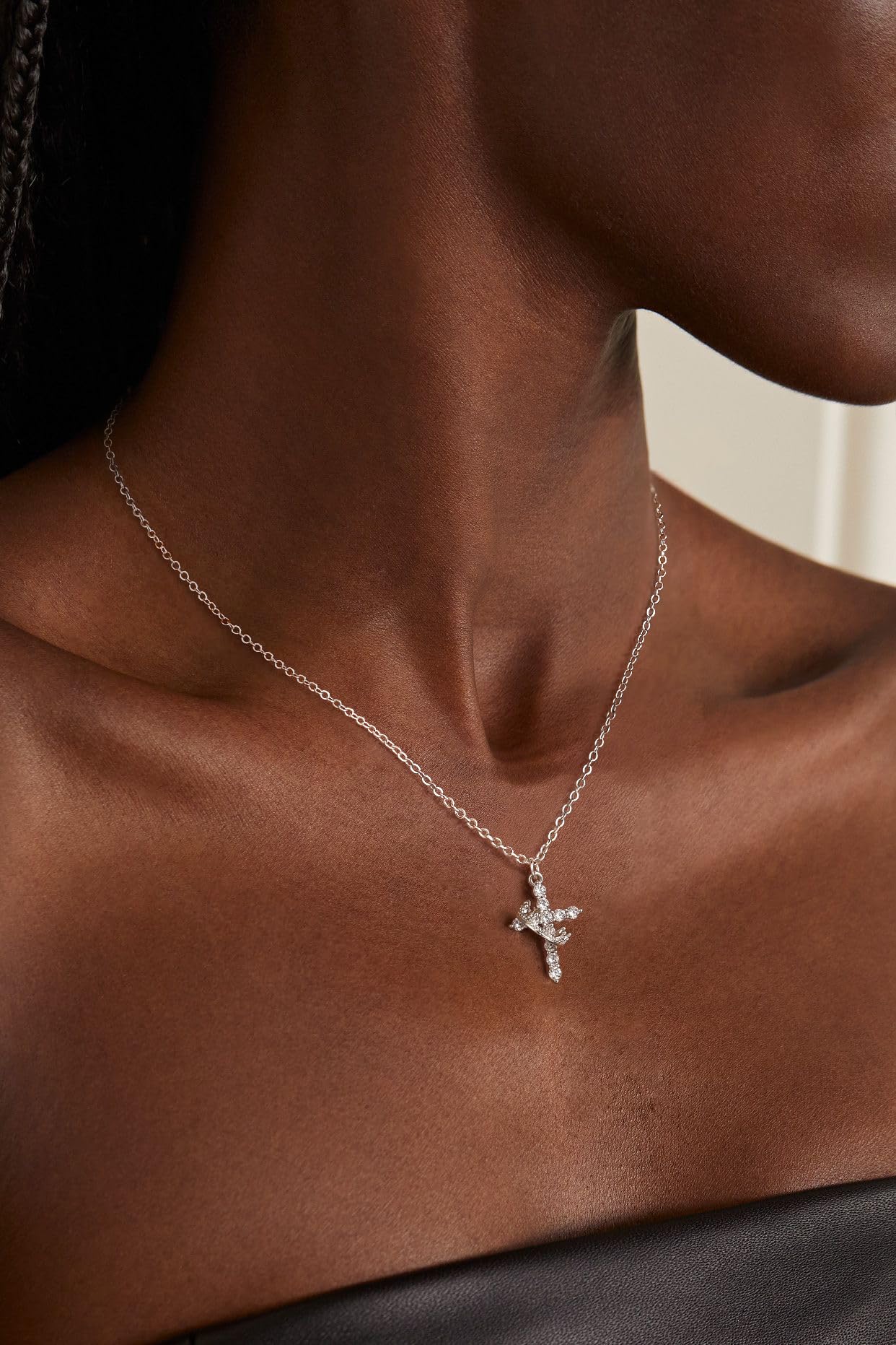 Robaice necklace with 2-inch extender offers versatile length.