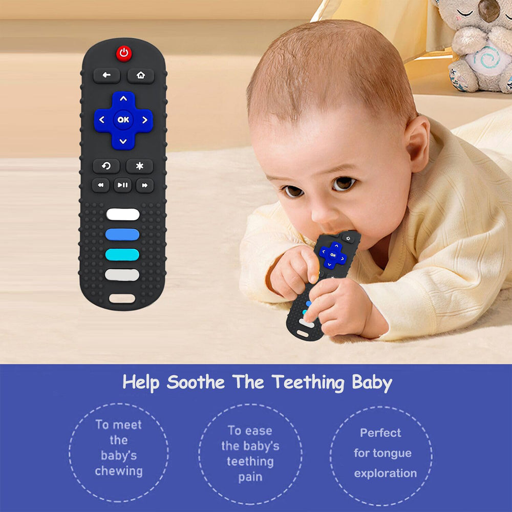 ROBBEAR easy-grip teether fits tiny hands for curious play