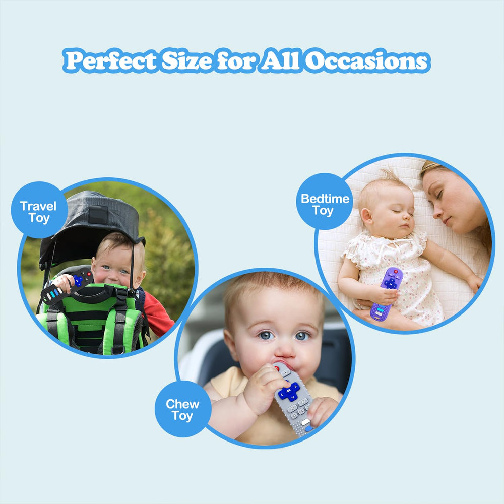 ROBBEAR freezer-ready teether can be cooled for soothing relief