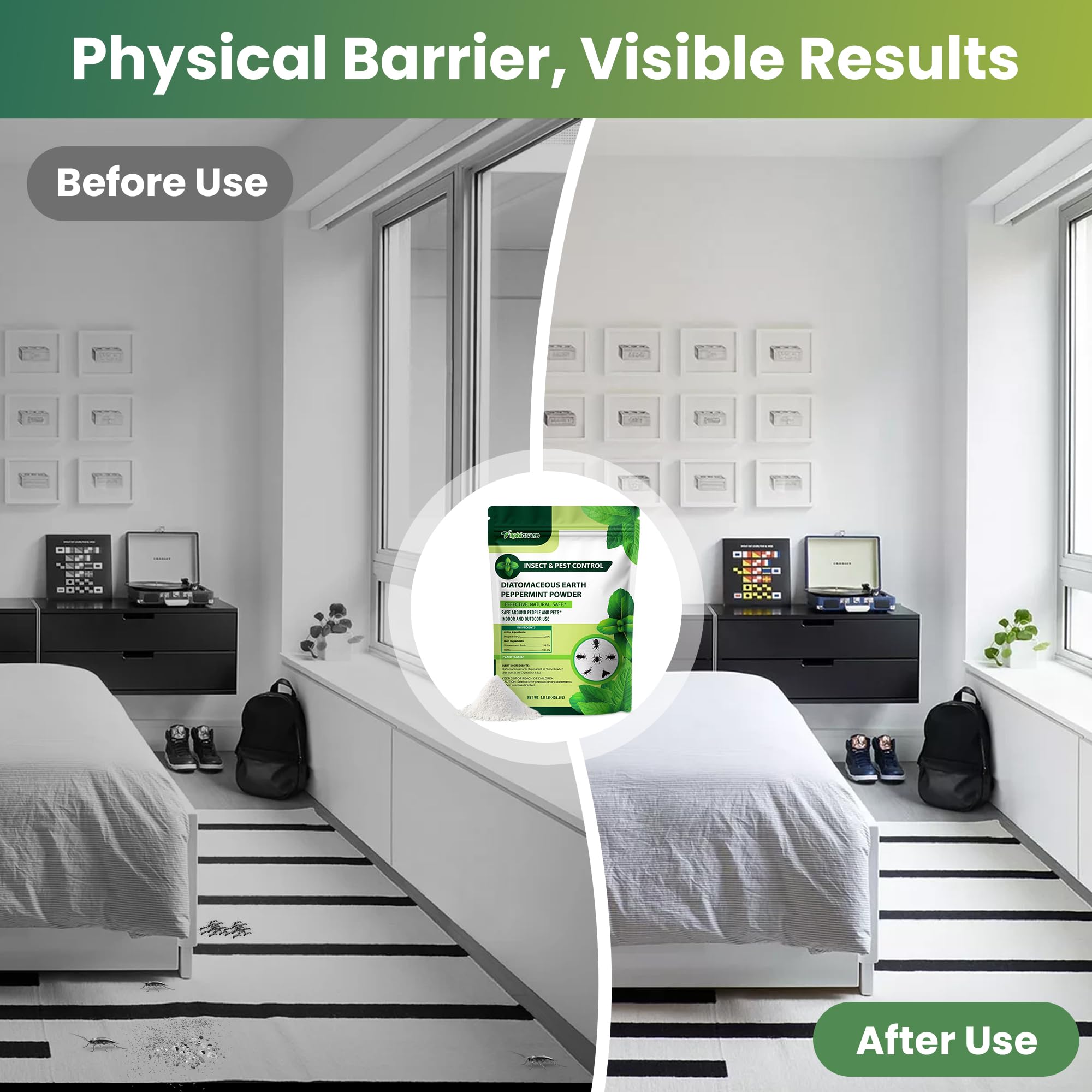 RobiGuard safe usage label: clear directions support responsible, home-friendly pest control.