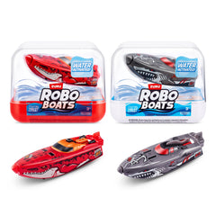 Robo Alive Robo Boats White Shark 2-Pack in action for water racing fun