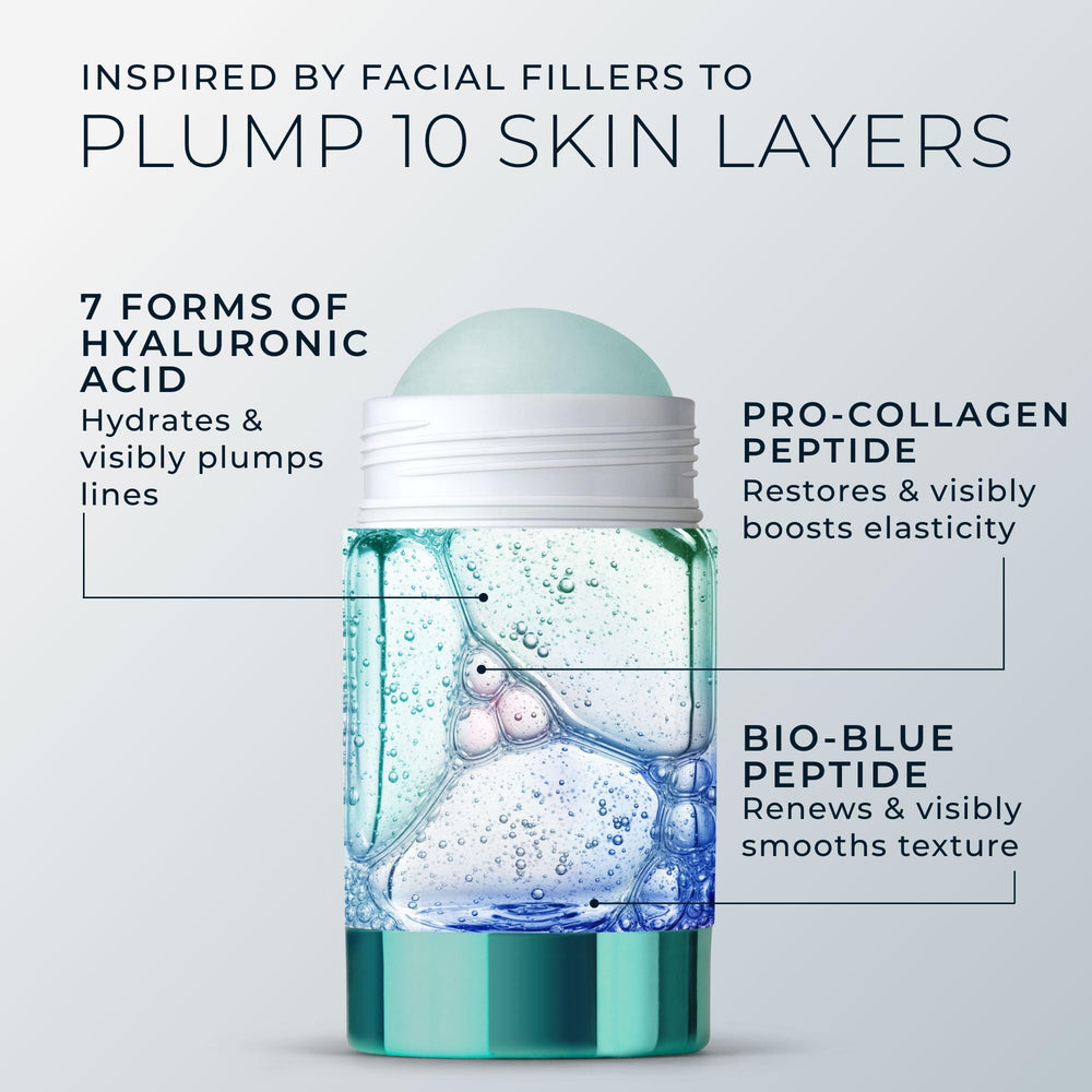 Bio-Blue peptides smooth texture and renew skin appearance