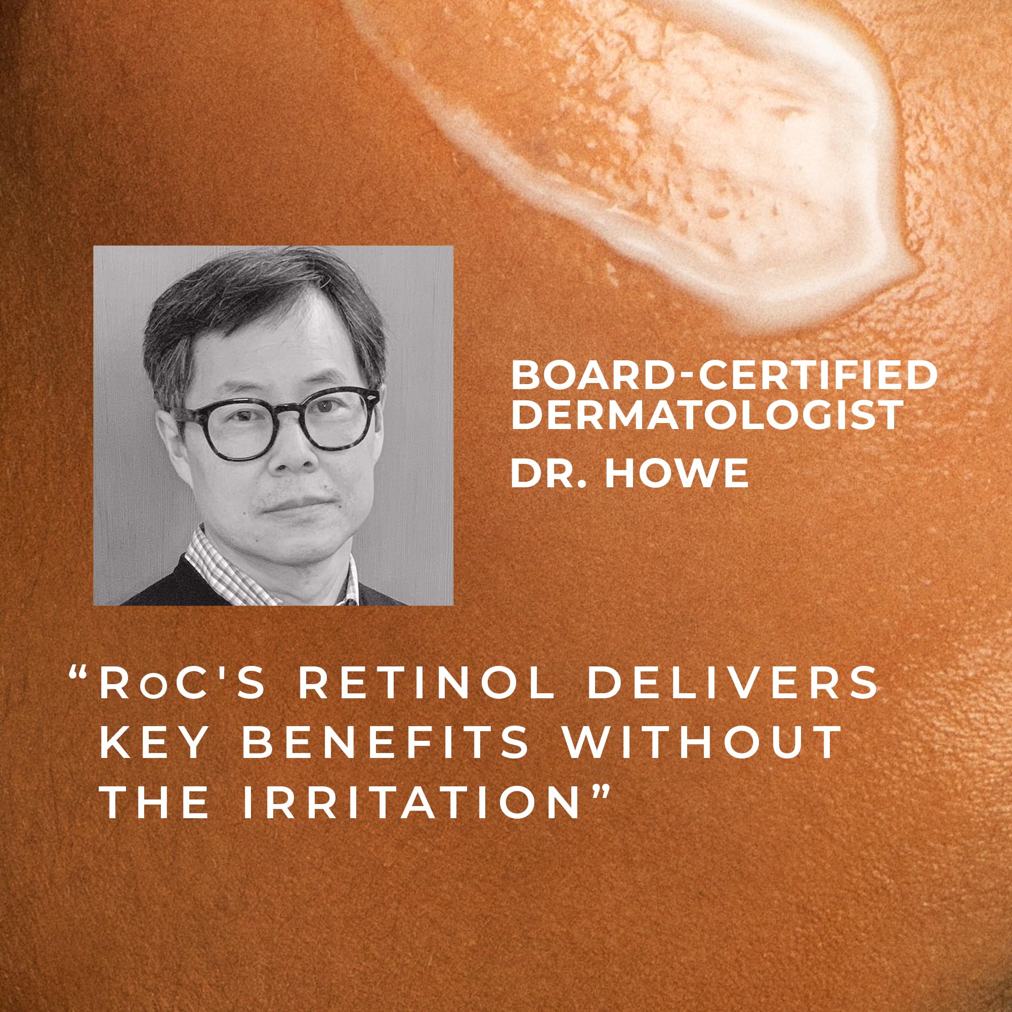 RoC Correxion dermatologist tested badge confirms skin friendly testing