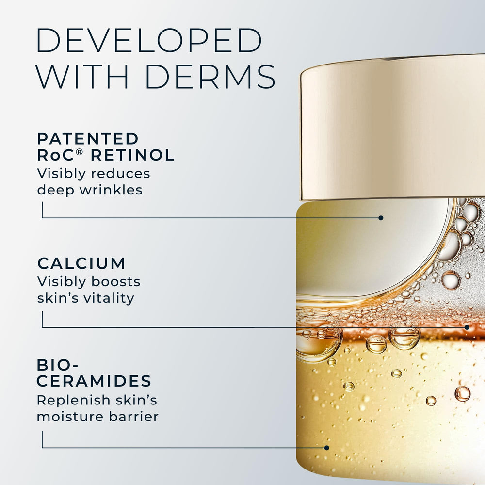 RoC Deep Wrinkle Rich Cream bio-ceramides emphasized for skin protection