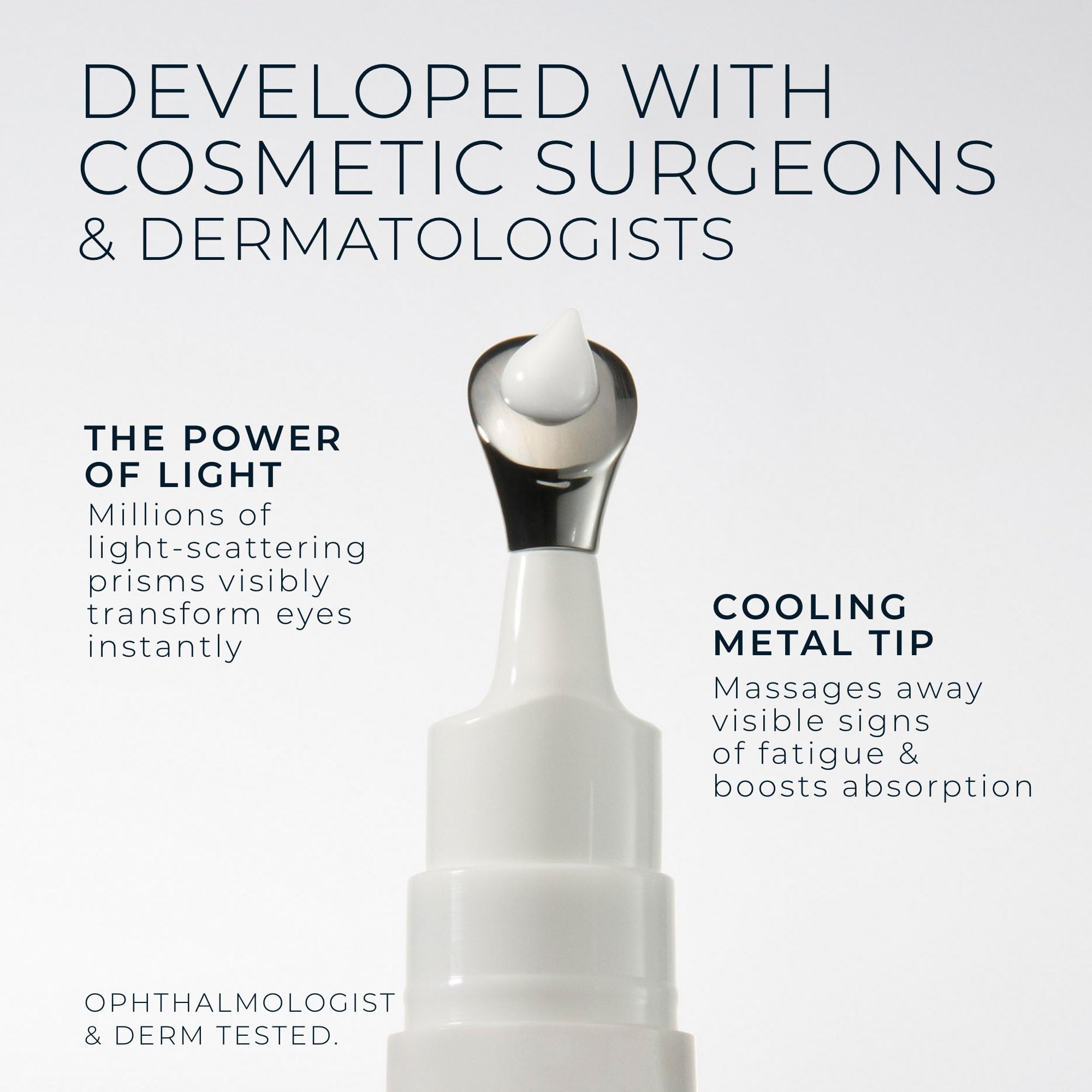 RoC eye cream label close-up highlights fragrance-free formula