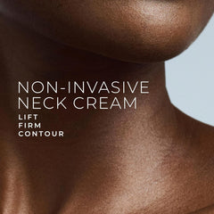RoC Derm Correxion neck cream closeup texture shows creamy formula for smoother neck lines