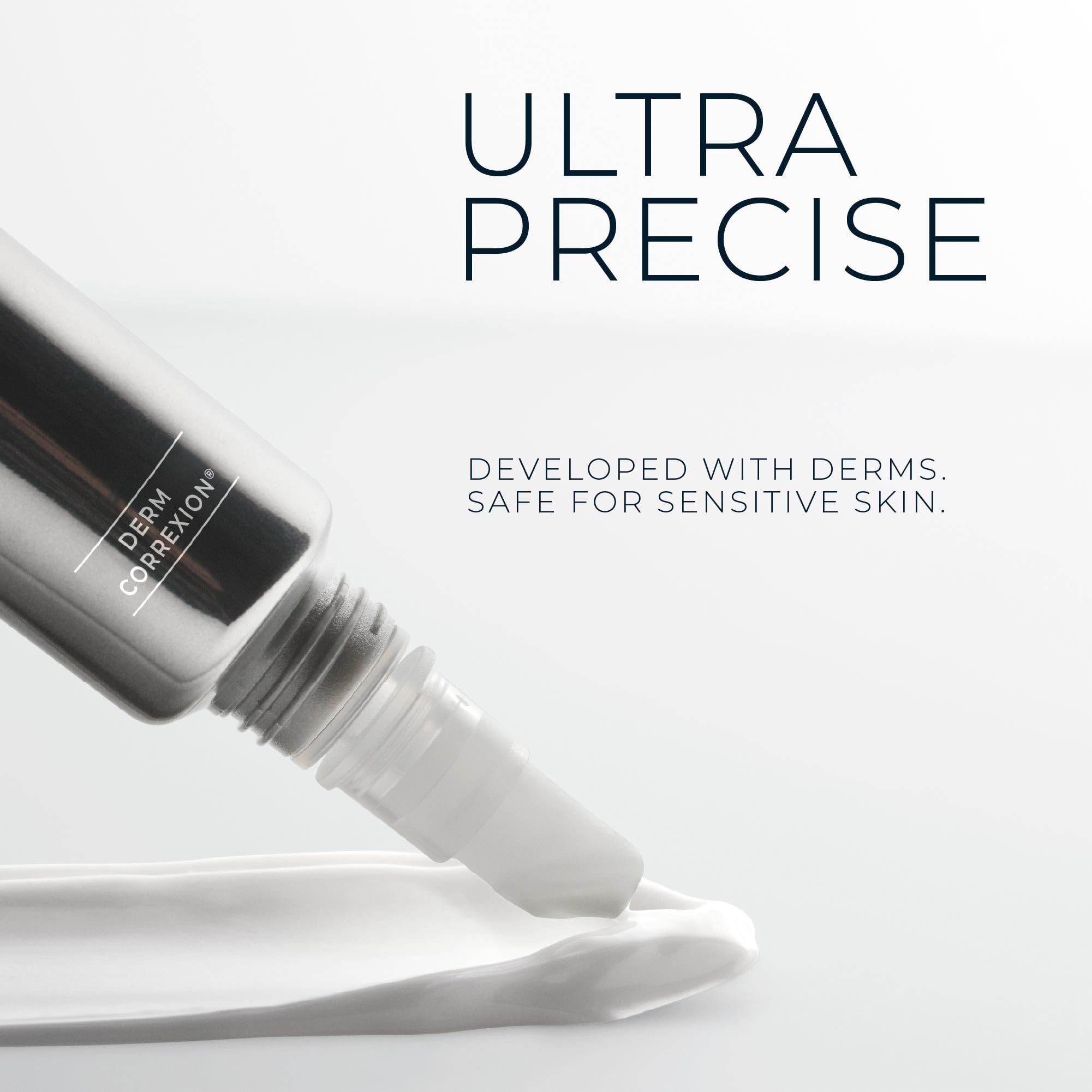RoC Correxion serum absorption close-up showing quick penetration