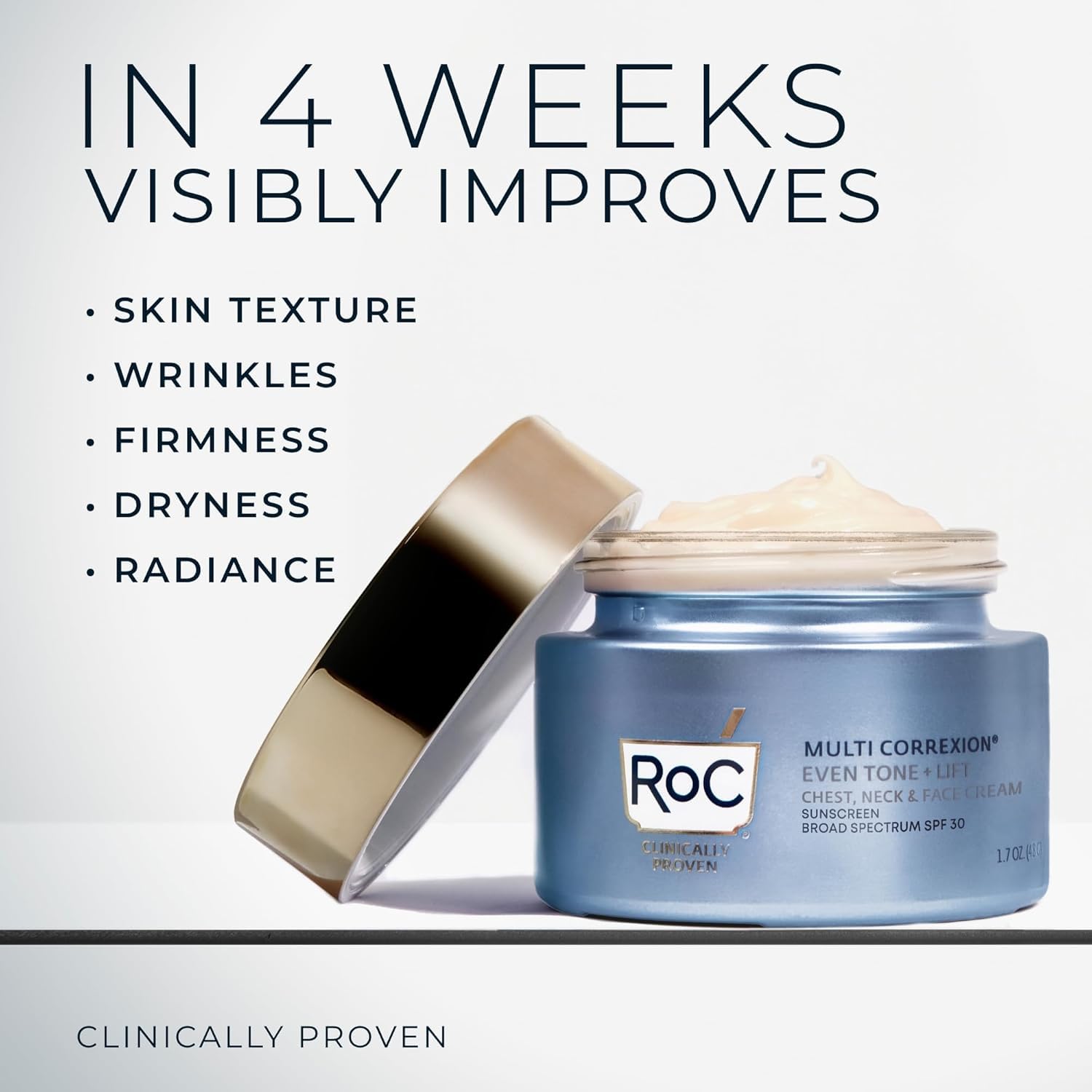 Dermatologist tested RoC cream packaging