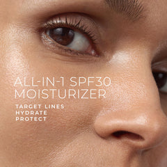 RoC hyaluronic acid gel-cream texture close-up showing quick absorption.