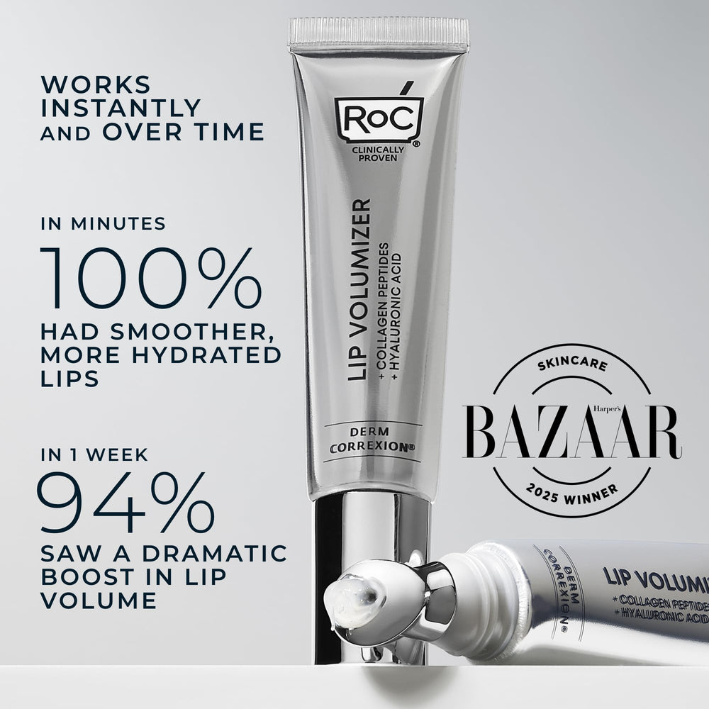 Hyaluronic Acid spheres close-up in RoC formula.