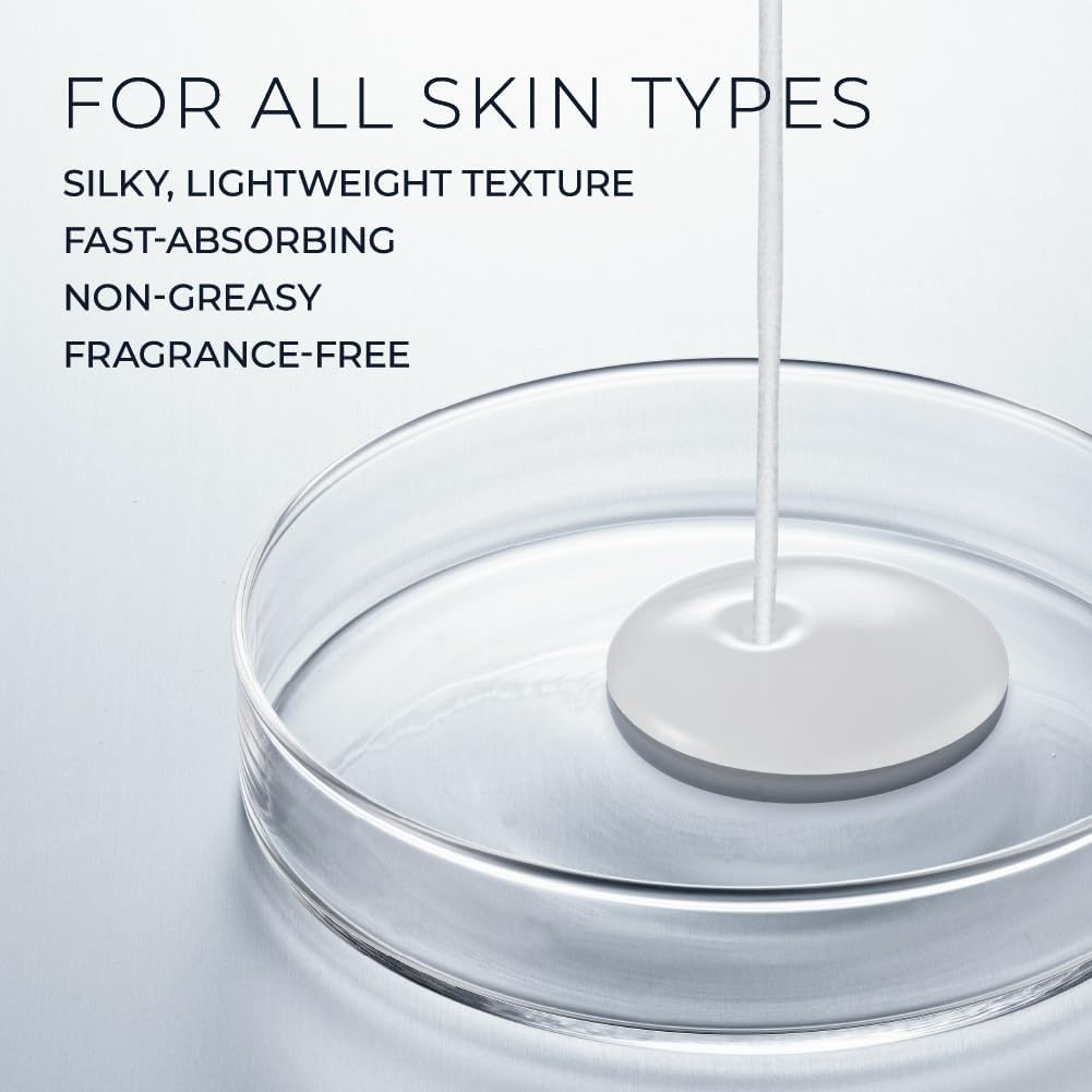 RoC Hydration+ Serum label detail highlights ingredients and fragrance-free formula.