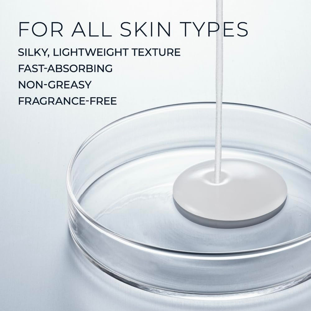 RoC Hydration+ Serum label detail highlights ingredients and fragrance-free formula.