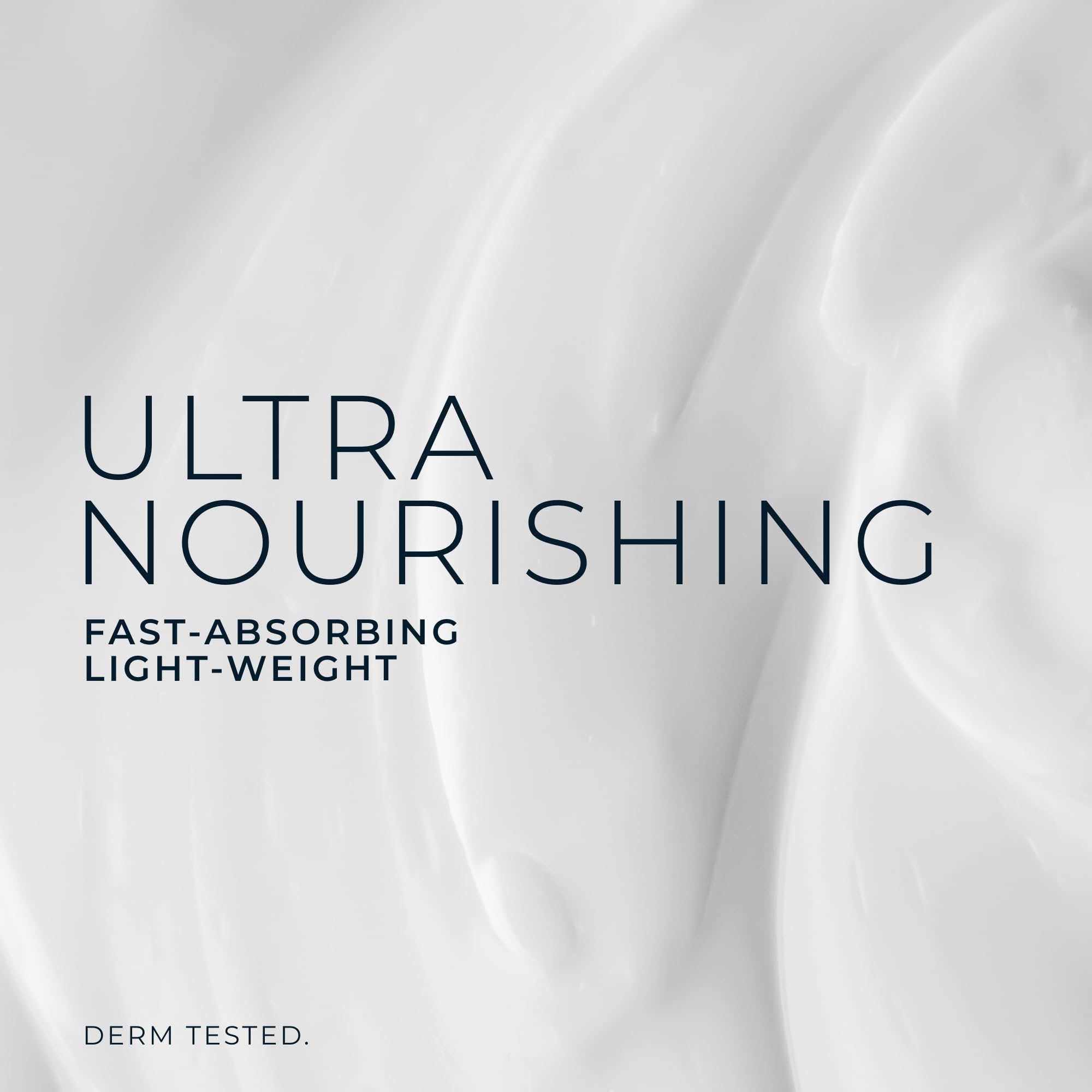 Rich night cream being gently applied with a pea-sized amount.