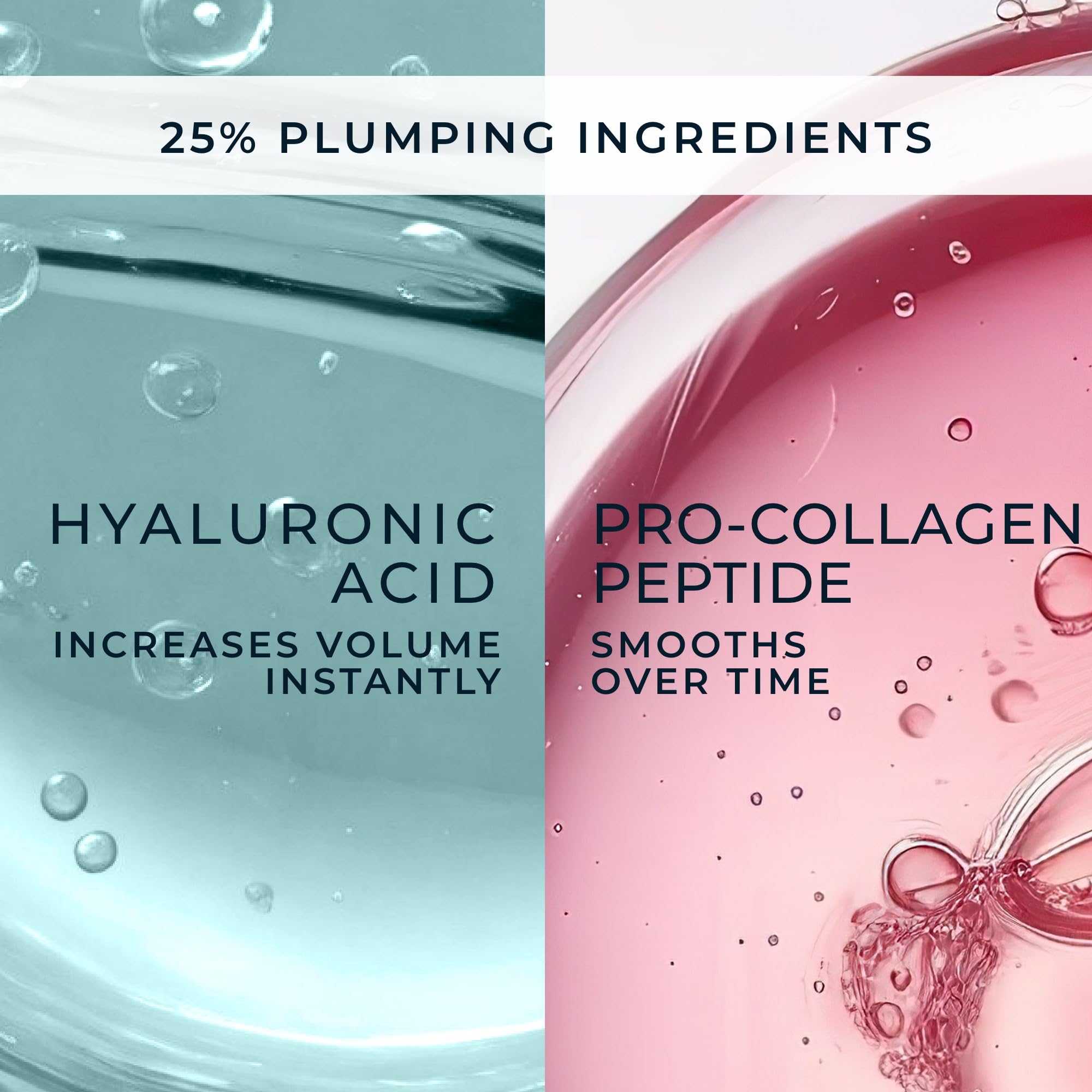 Lip lines improved visual with RoC Pro-Collagen peptides.