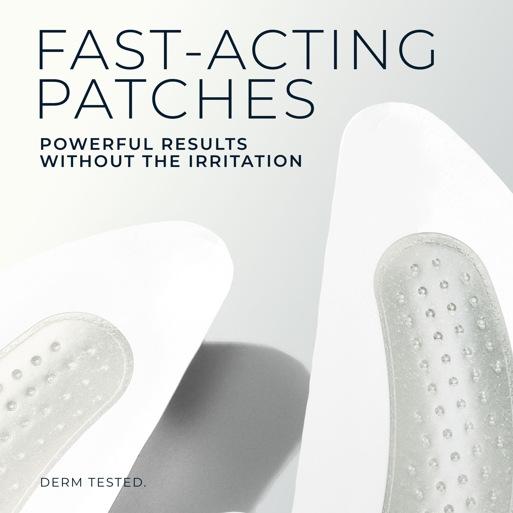 RoC patch ensuring precise application on clean, dry skin.