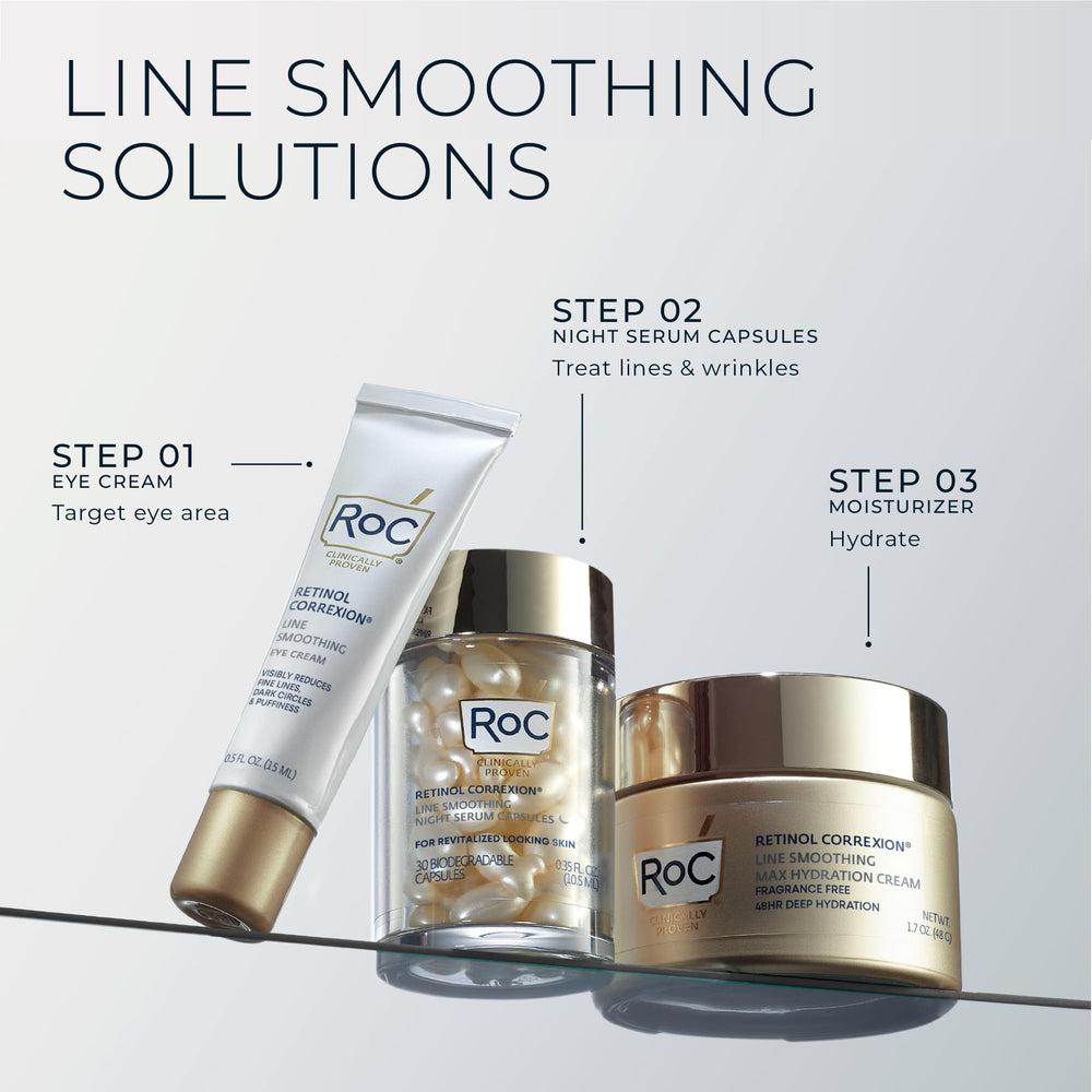 RoC Retinol Correxion dermatologist-tested logo on packaging