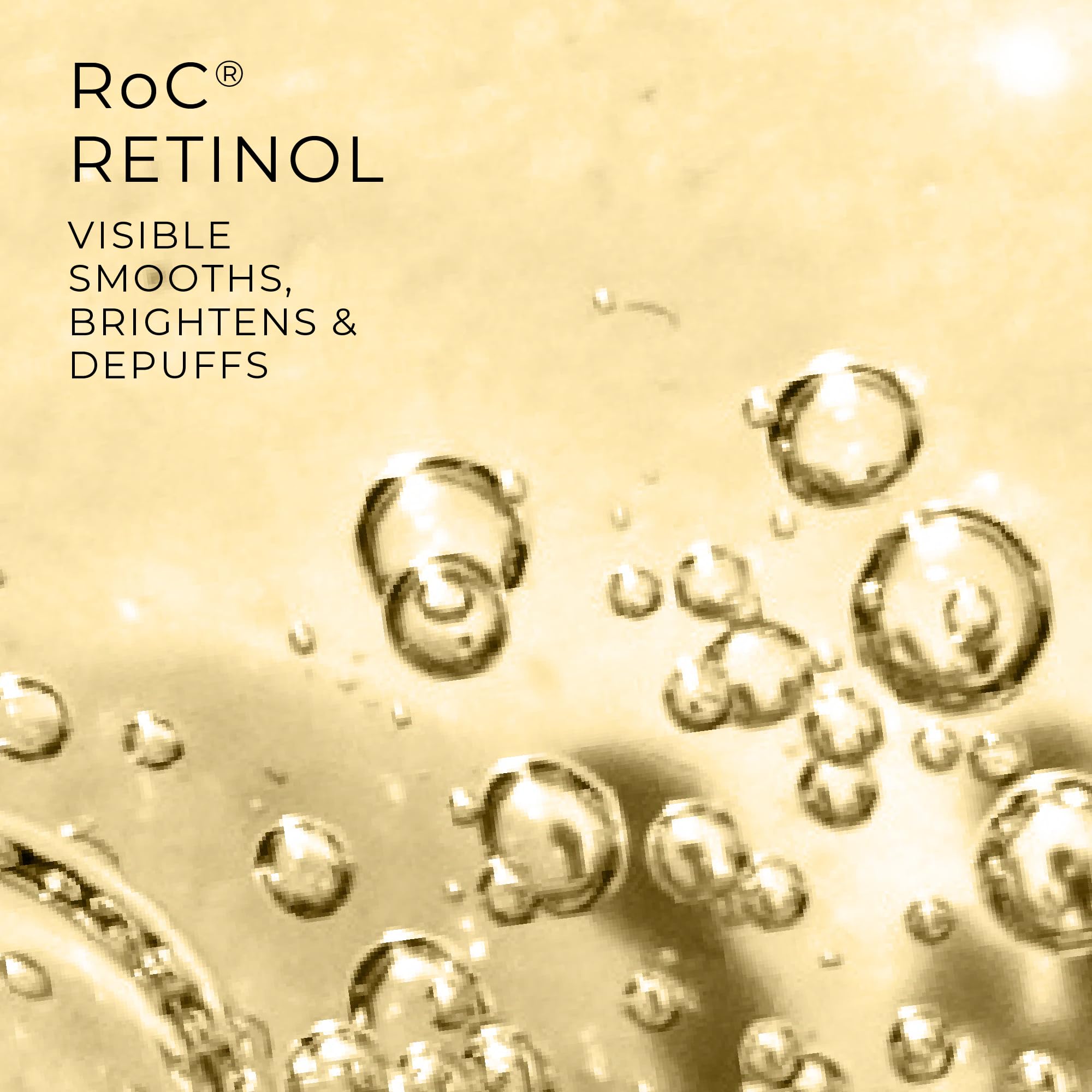 RoC eye cream dermatologist-tested seal on packaging