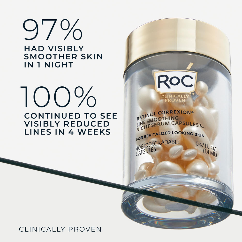 RoC Retinol Correxion unscented label signaling fragrance-free formula