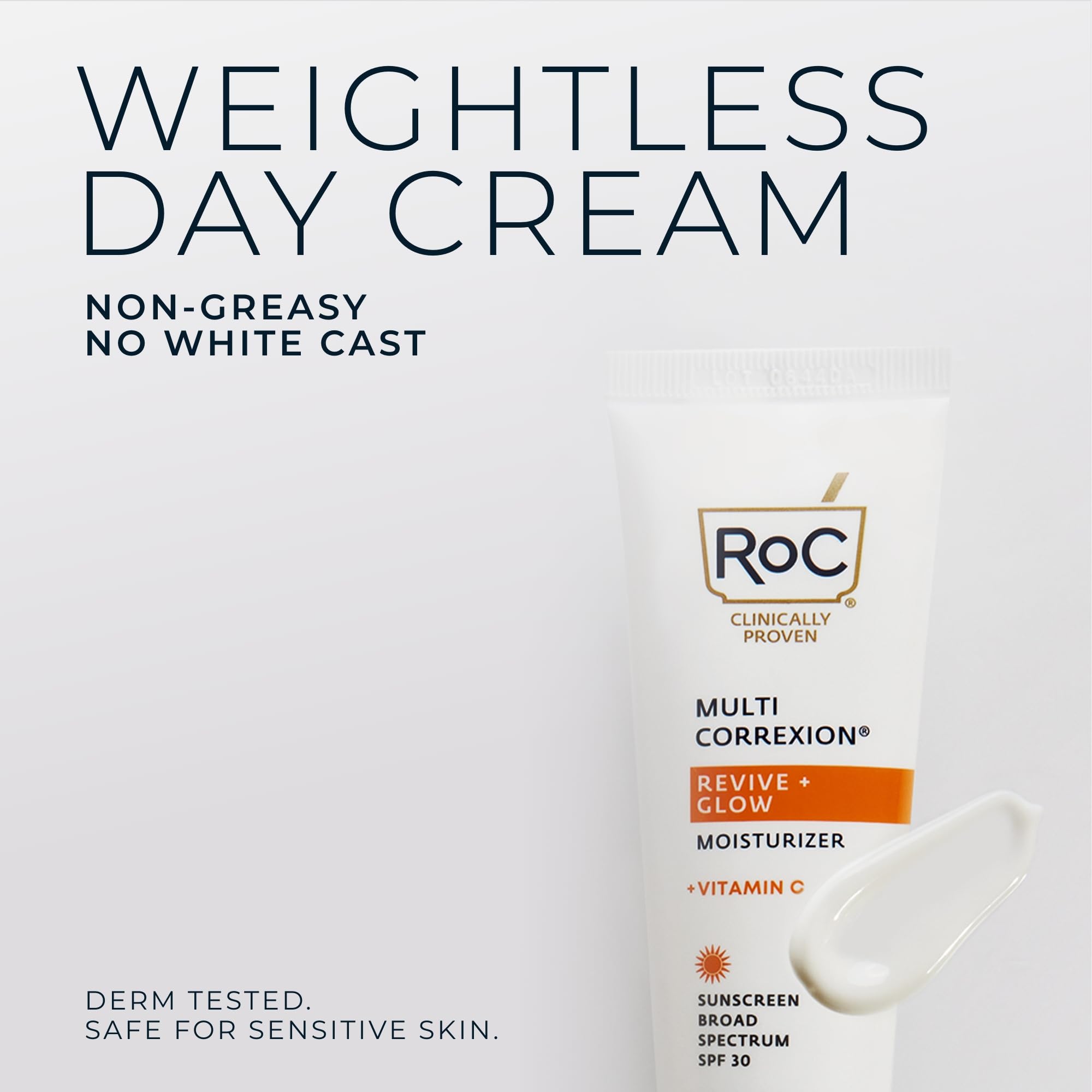 RoC visibly brighter look after use shown in a sample image