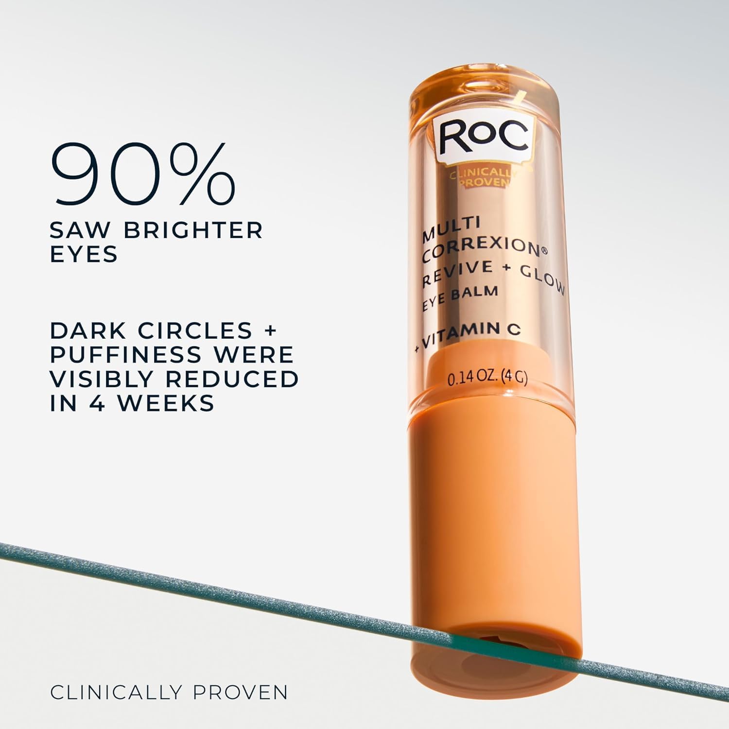 RoC vitamin C peptides complex illustration highlighting brightening and smoothing properties