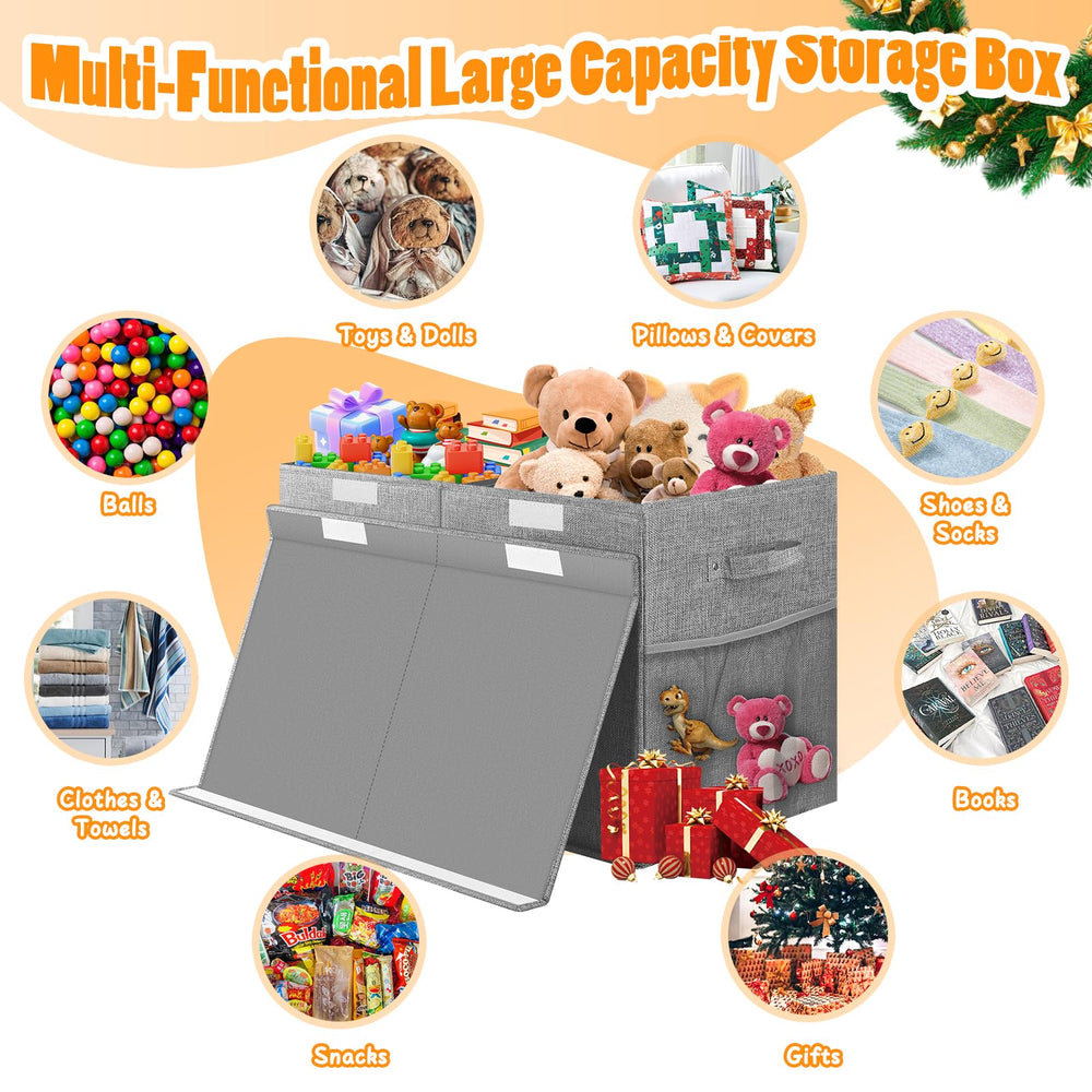 Rocamdo storage box side pockets hold small accessories within reach