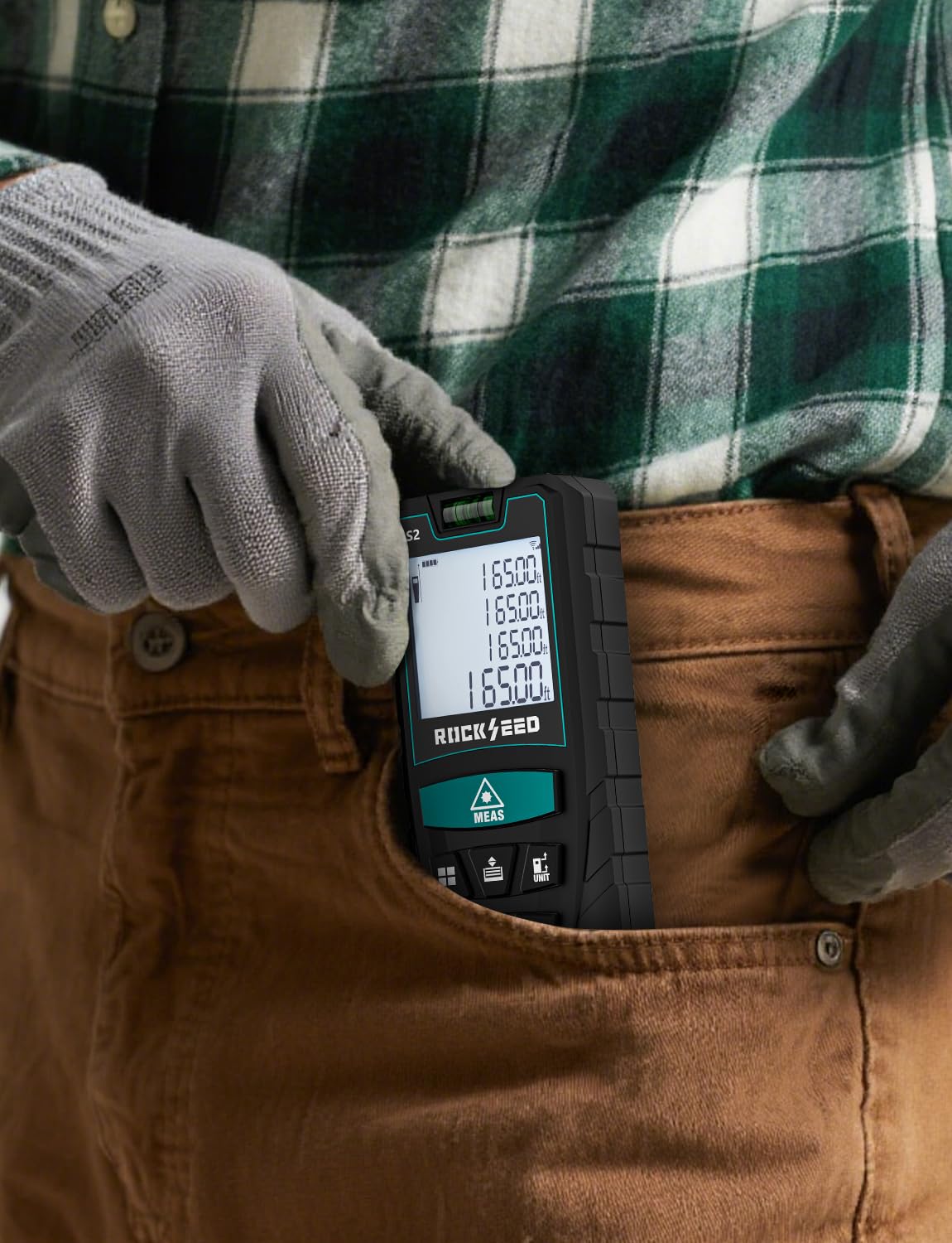 RockSeed compact handheld design fits easily in a toolbox.