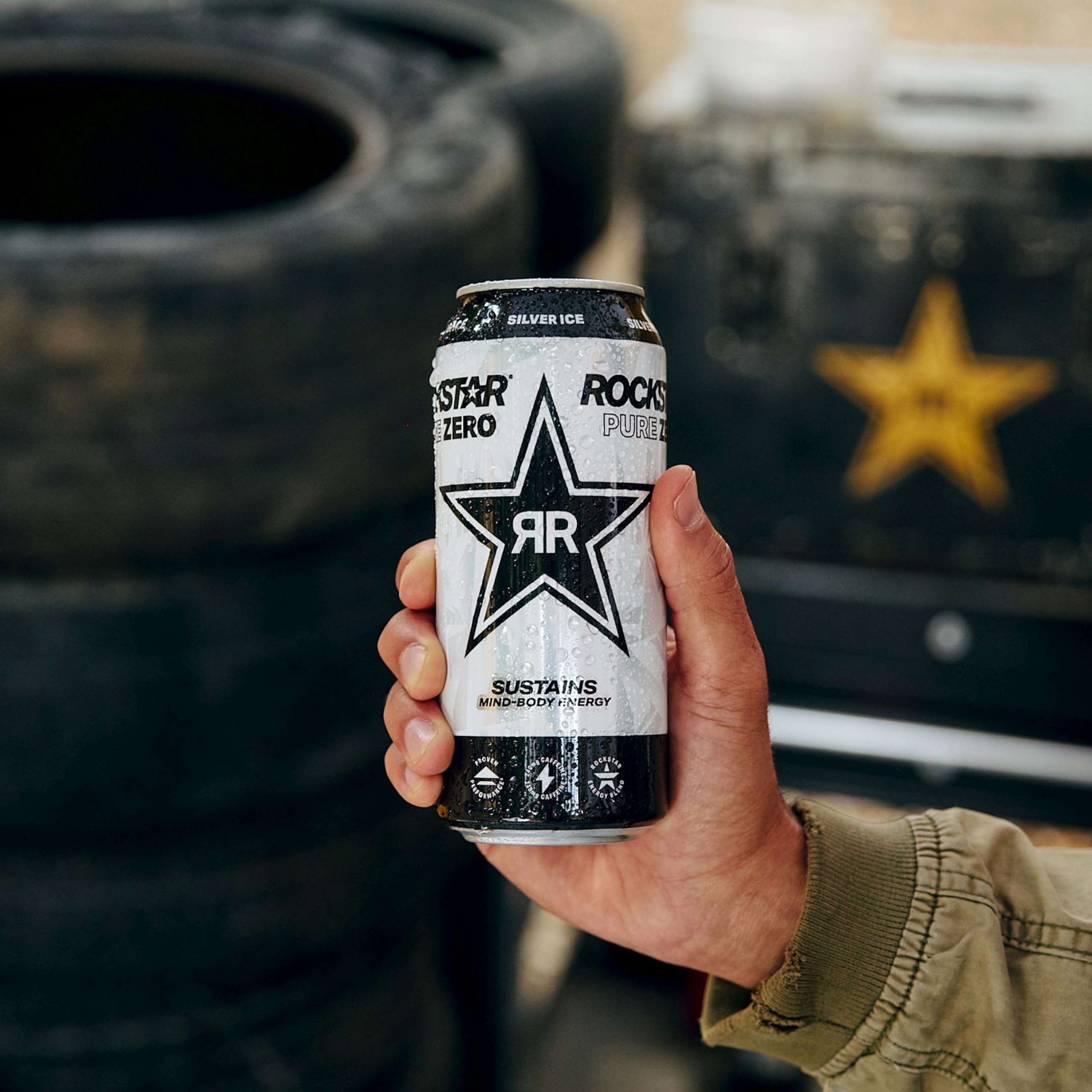 Rockstar Pure Zero Silver Ice packaging variation across shipments