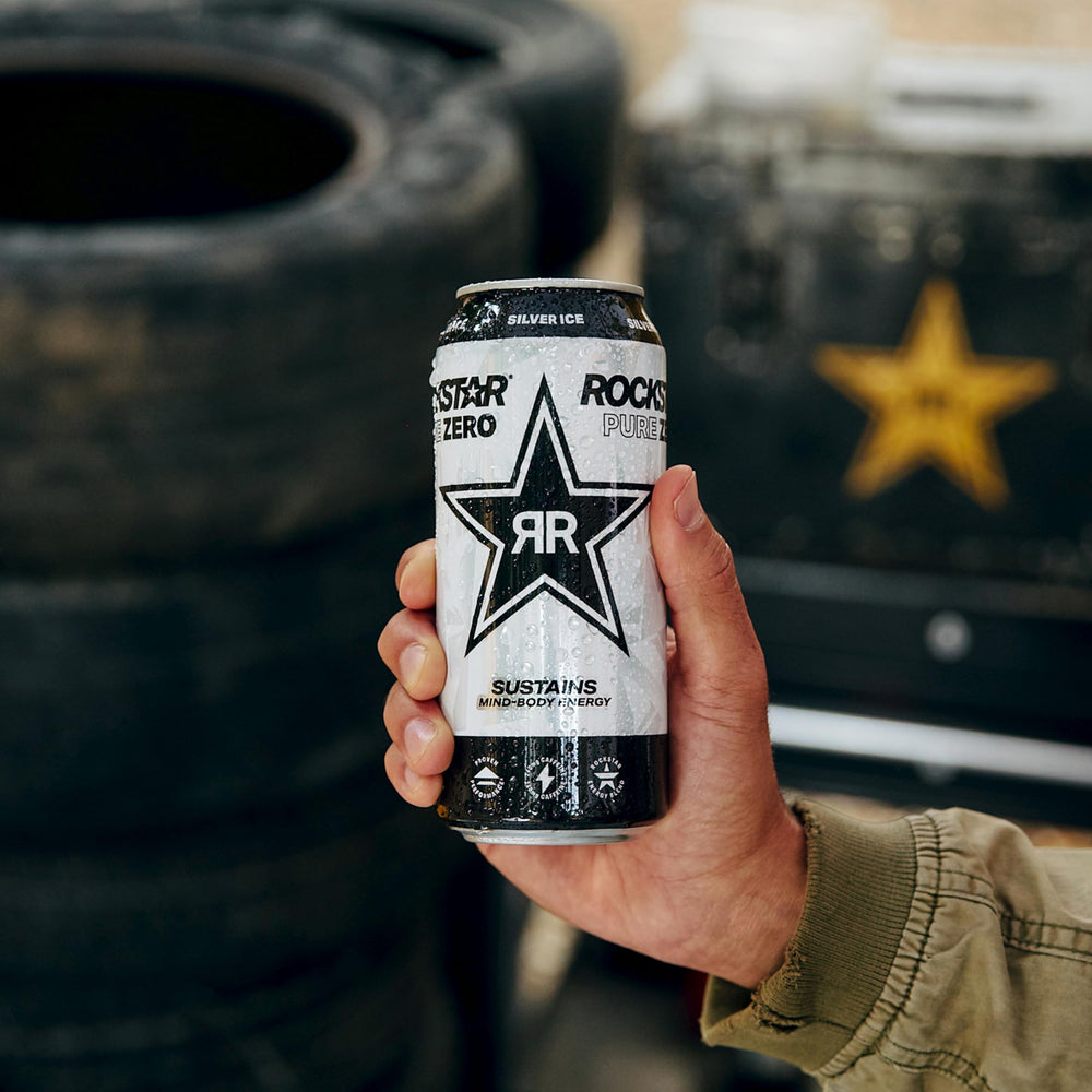 Rockstar Pure Zero Silver Ice packaging variation across shipments