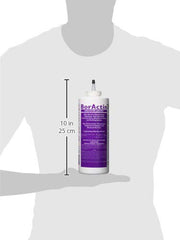 Drain treatment setup using BorActin dust to address drain fly activity.
