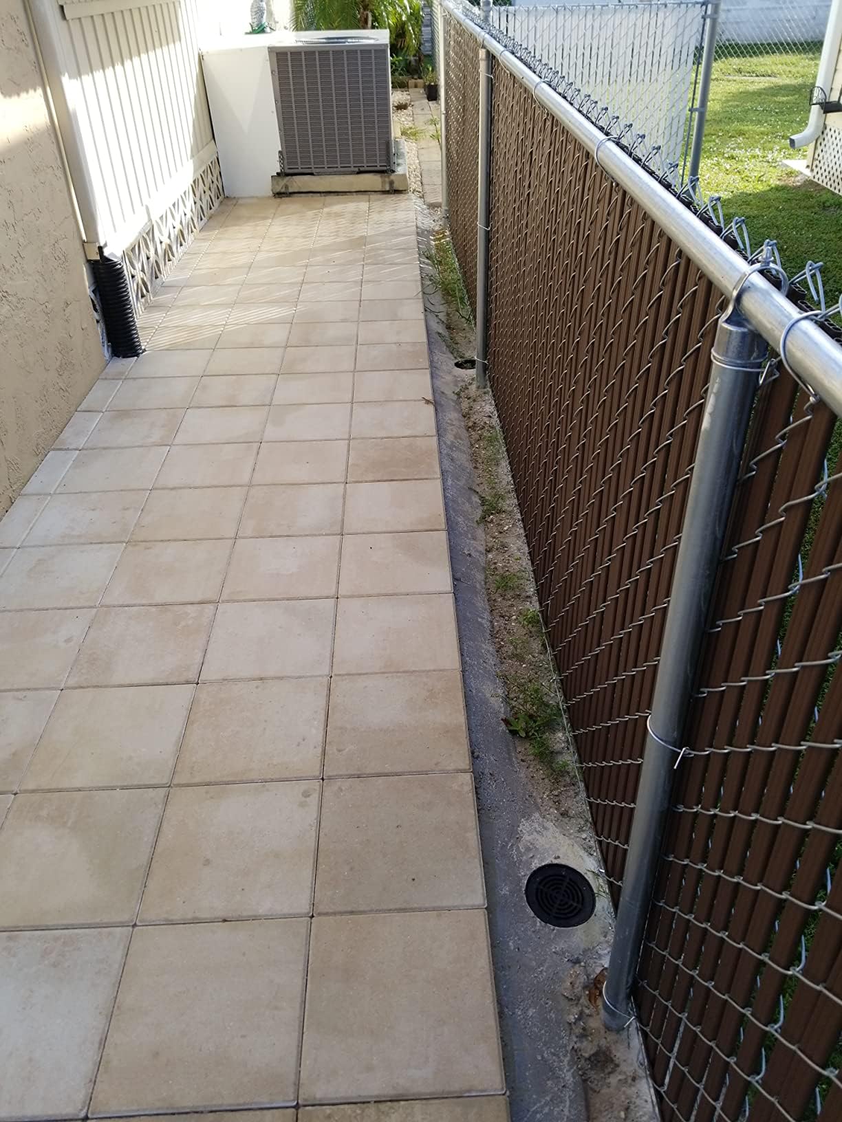 Rocky Mountain Goods easy-install grate suitable for lawns, patios, and walkways.