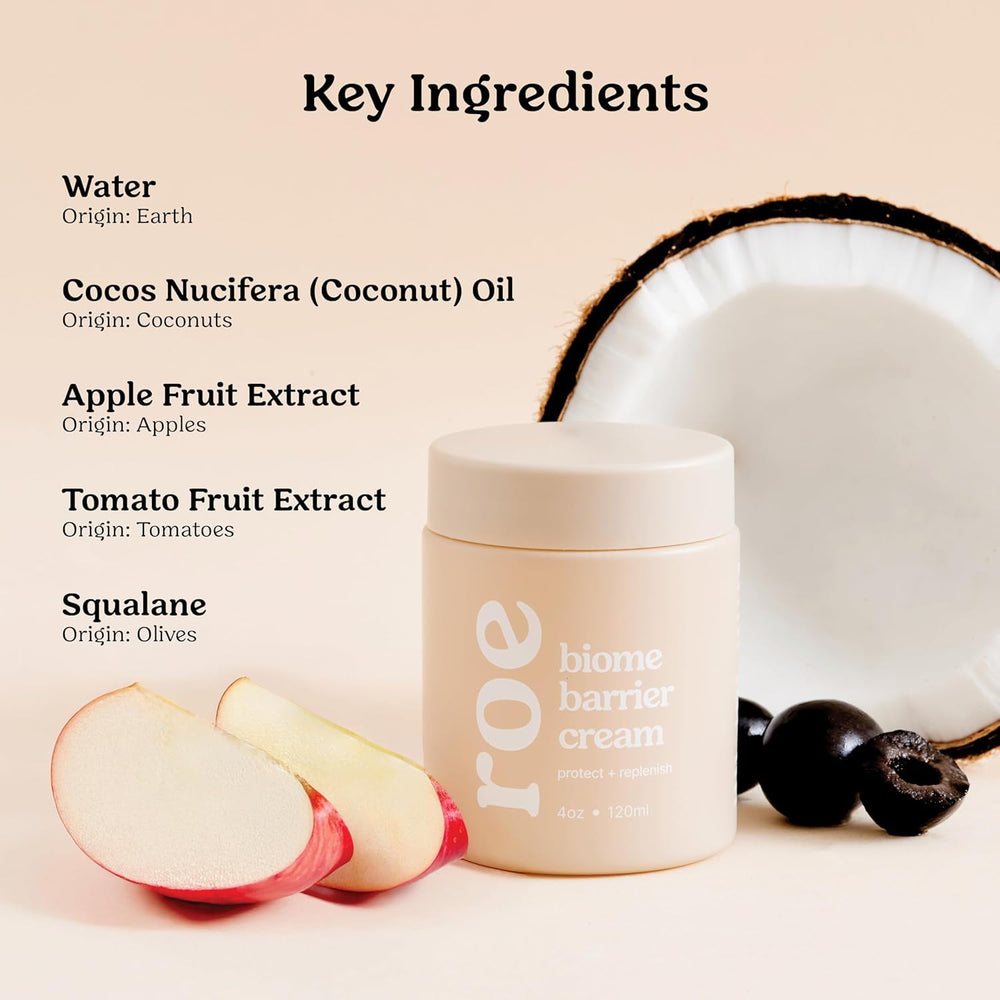 Roe Wellness Baby Serum application on face illustrates lightweight hydration for sensitive skin