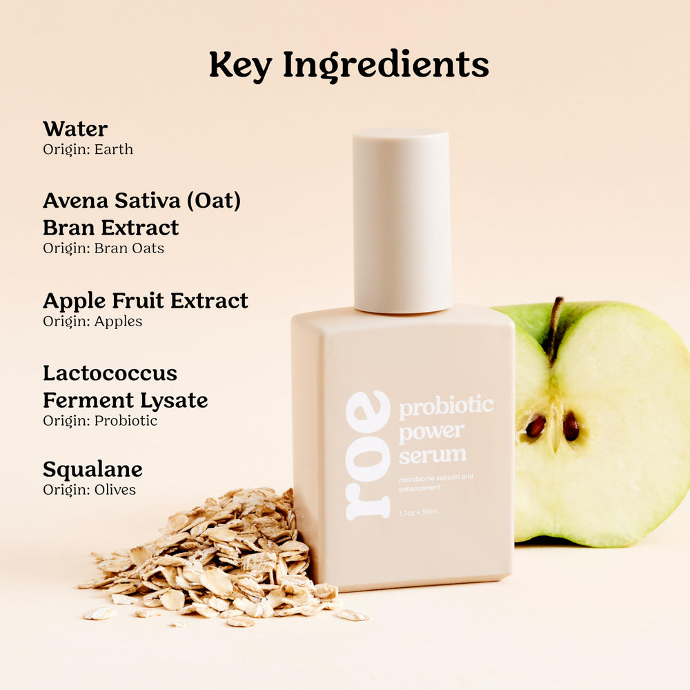 Roe Wellness Clean ingredients packaging emphasizes transparency and skin friendly formula