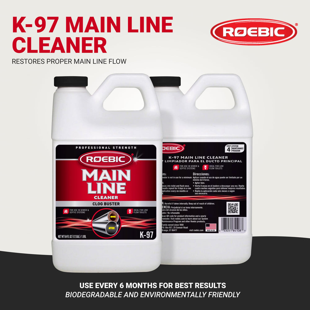 K-97 bottle activated with bacteria enzymes for deep cleaning of organics