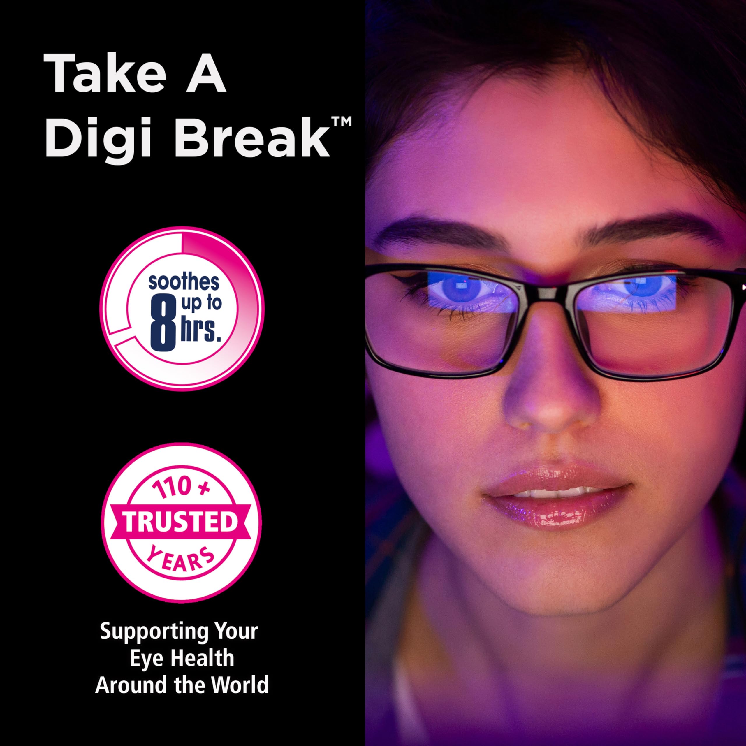 Rohto Digi-Eye drops pocket-sized bottle for quick relief.