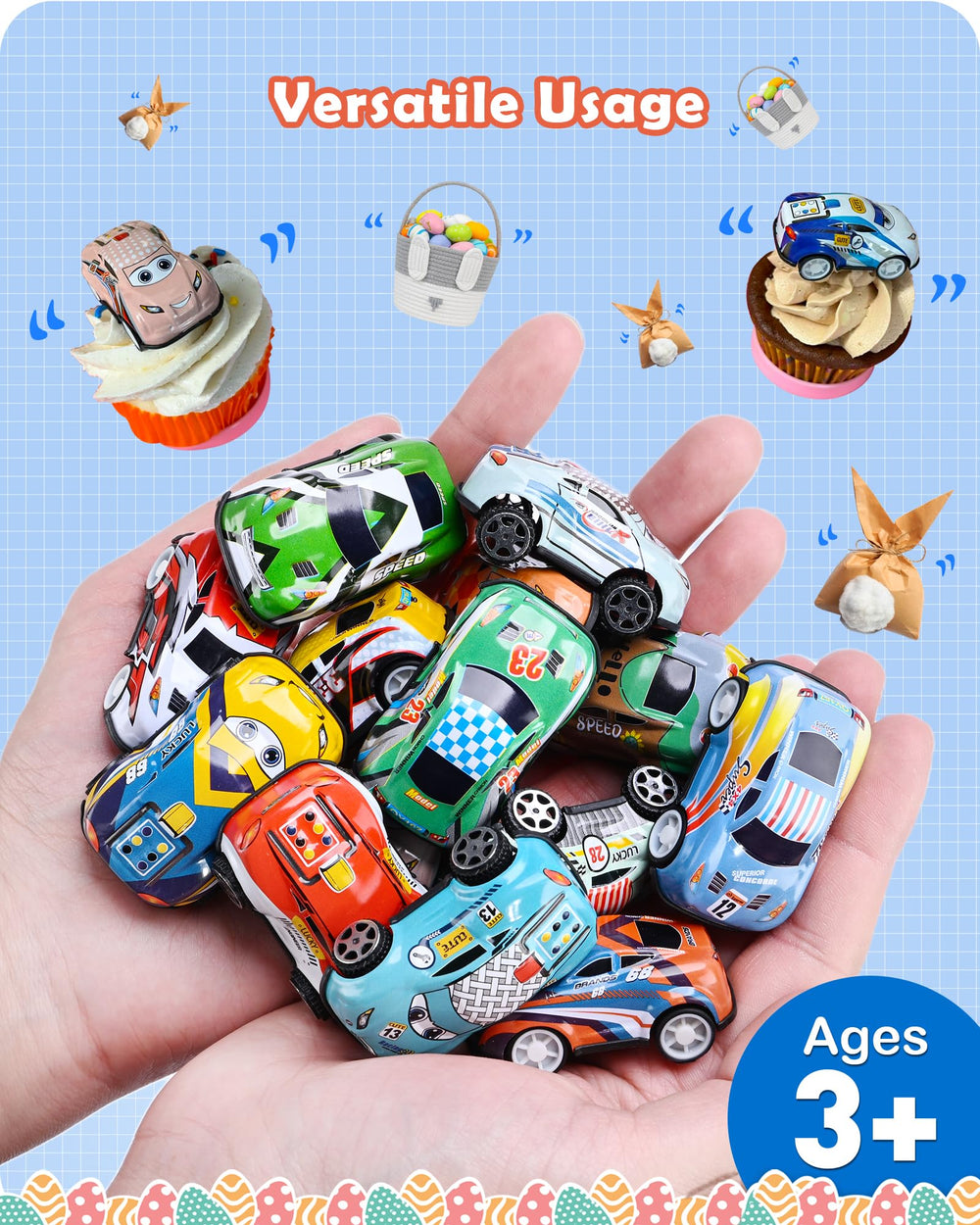 Roicaholy safe ABS plastic eggs with smooth edges for kids 3 and up