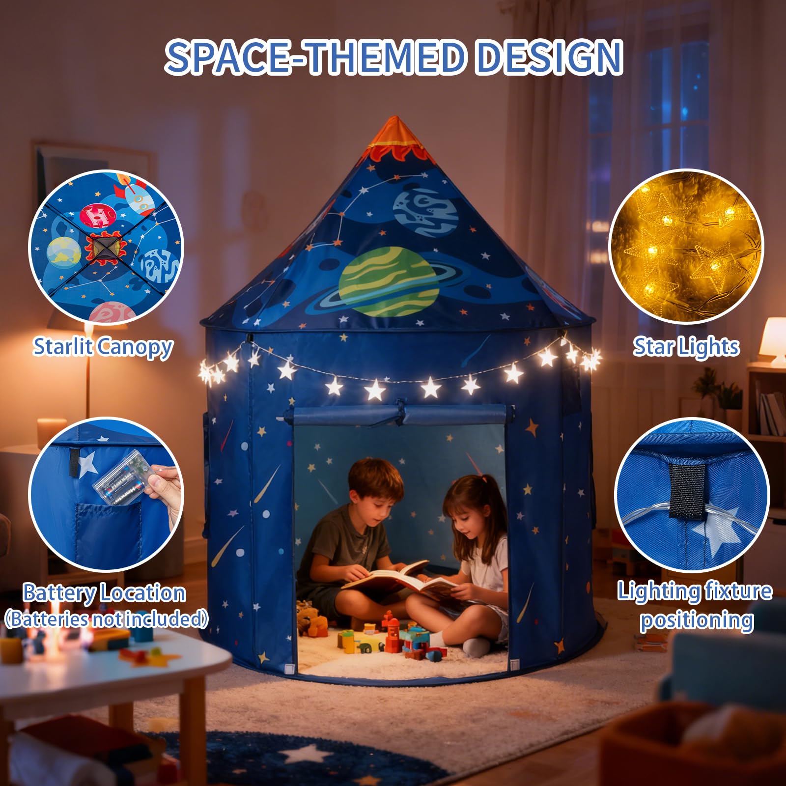 ROIWUIE pop-up design enables easy setup for quick play sessions.
