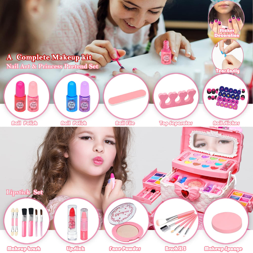 ROKKES portable case with handle for on-the-go makeup sessions