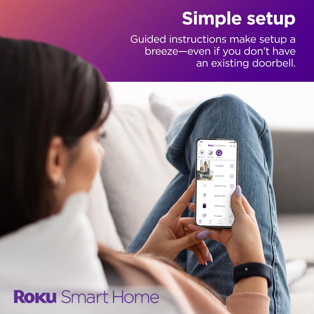 Roku Doorbell IP65 weather resistance protects against rain and snow