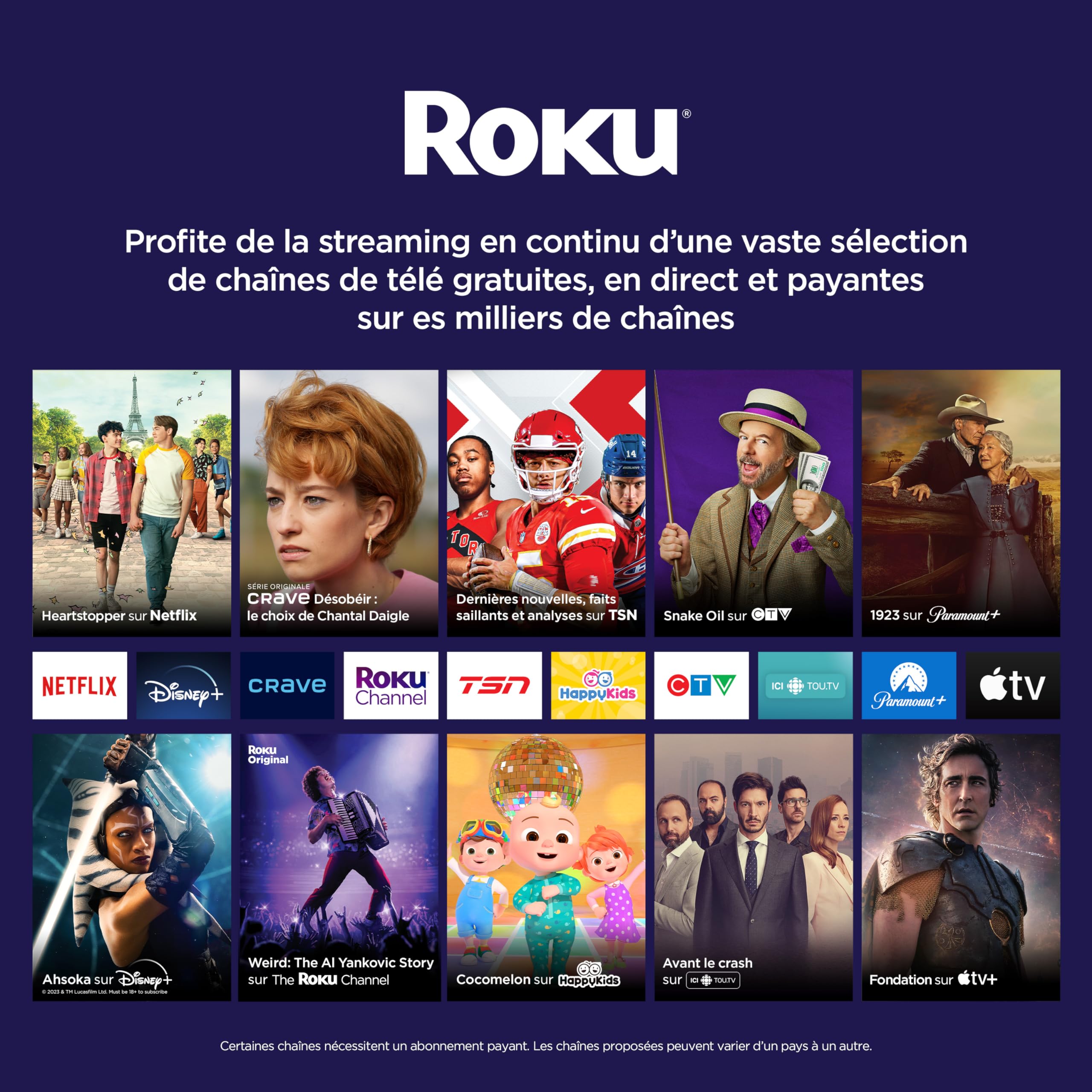 Roku Express 4K 2022 HDMI cable included for quick setup