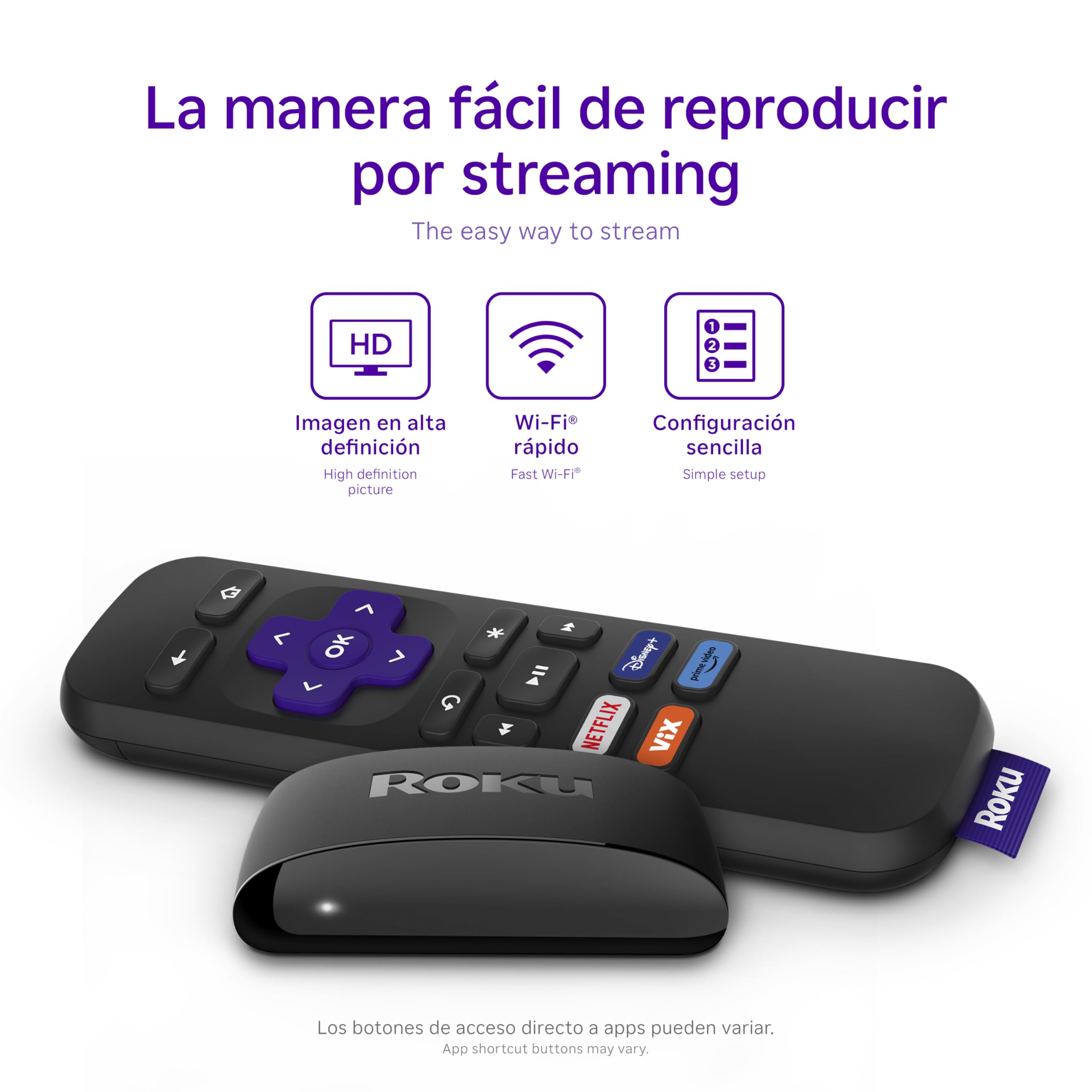 Roku Express live TV view highlights live channels and on-demand options.