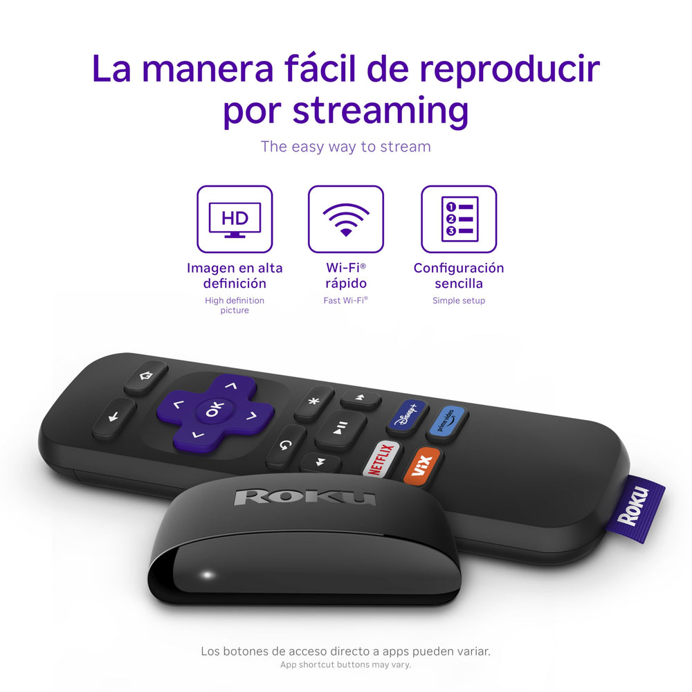 Roku Express live TV view highlights live channels and on-demand options.