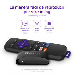 Roku Express live TV view highlights live channels and on-demand options.