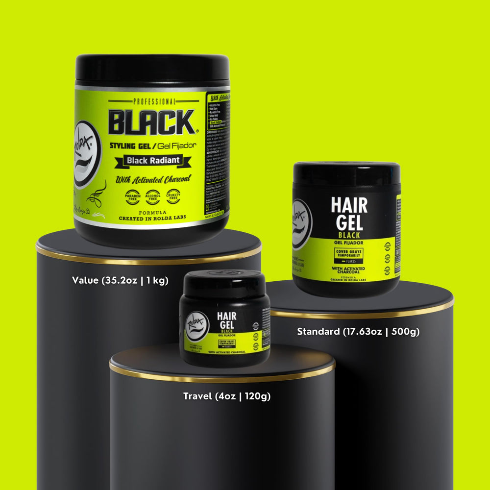 Rolda activated charcoal adds depth to black hair