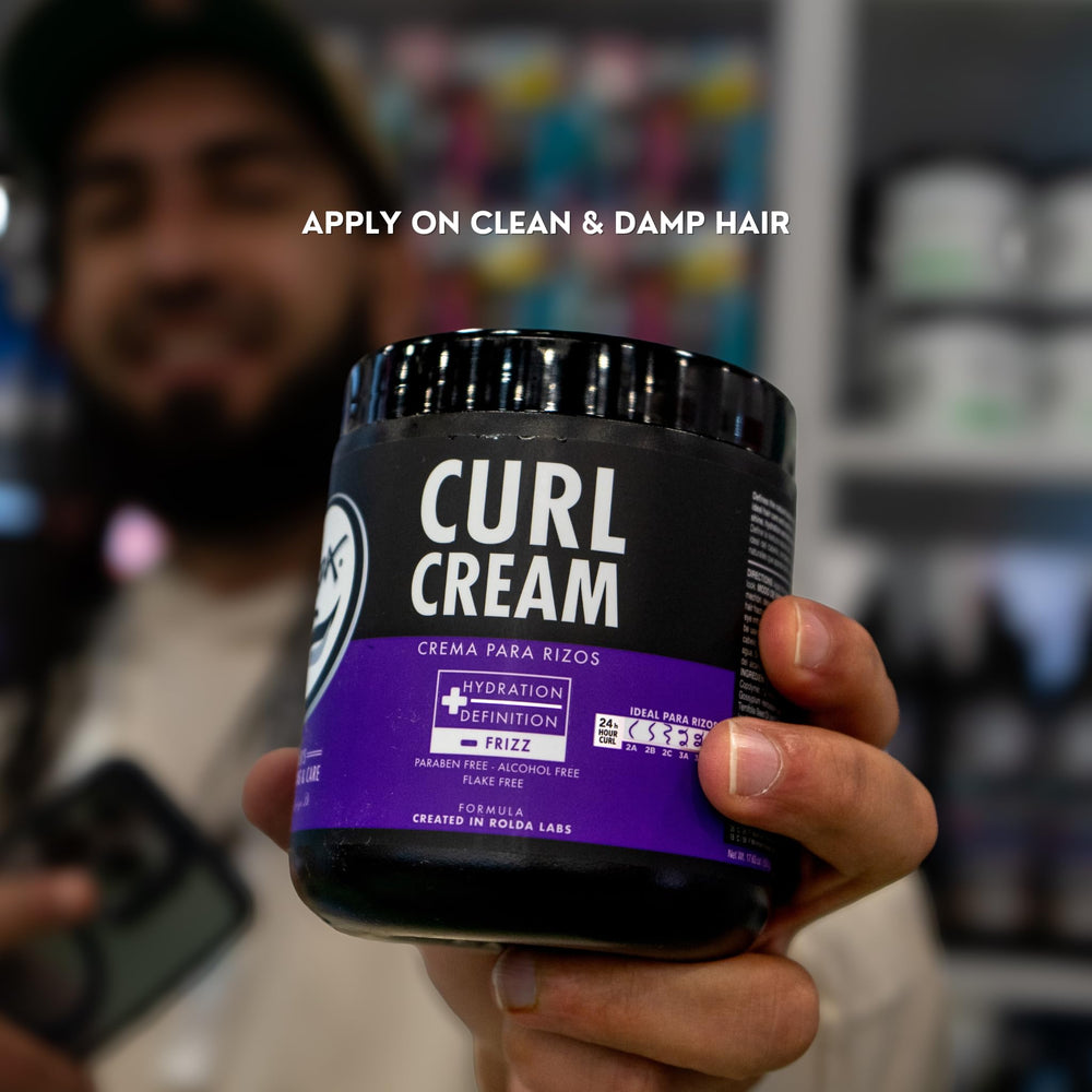 Rolda Curl Cream masculine fragrance suits daily grooming routines.
