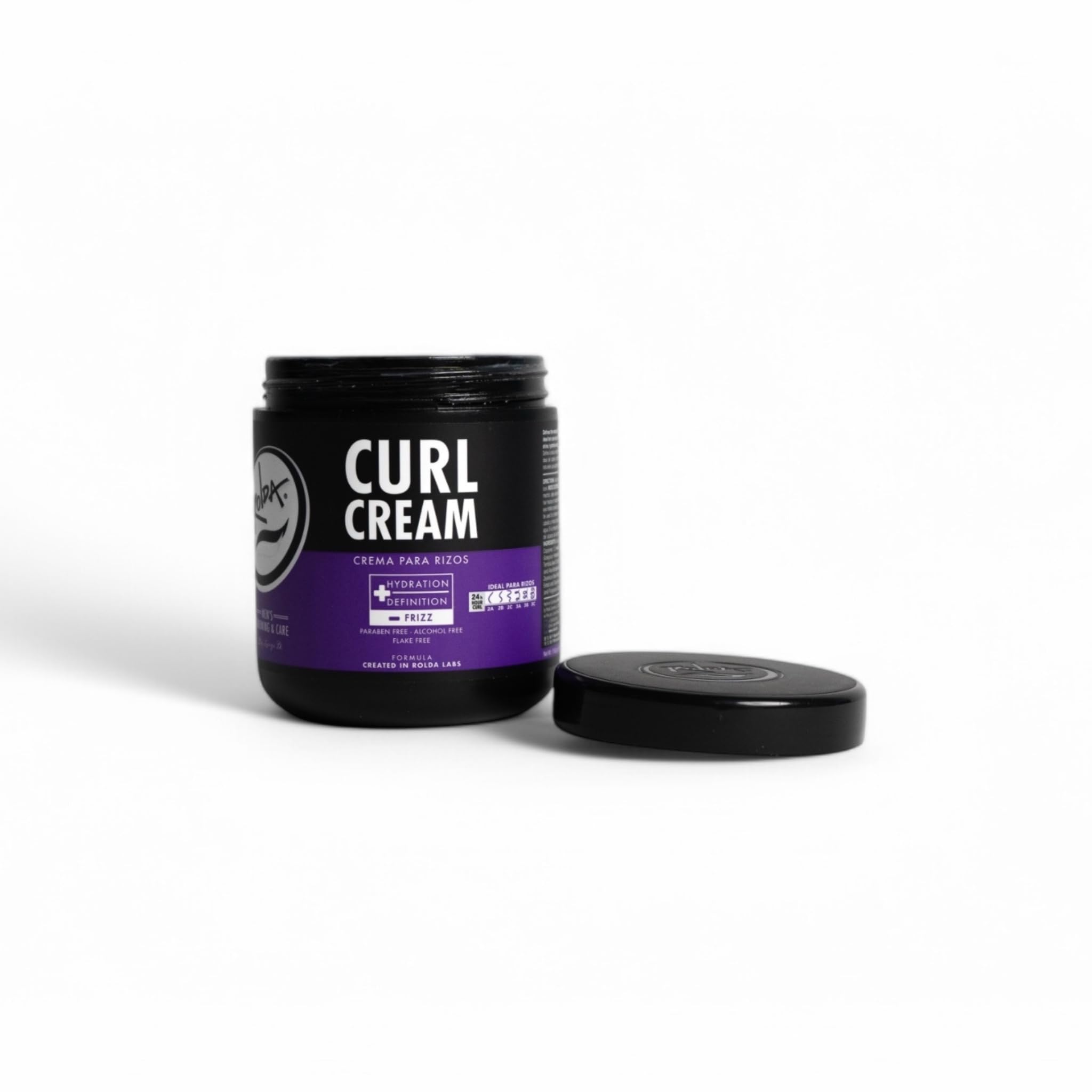 Rolda Curl Cream weightless formula feels light on hair.
