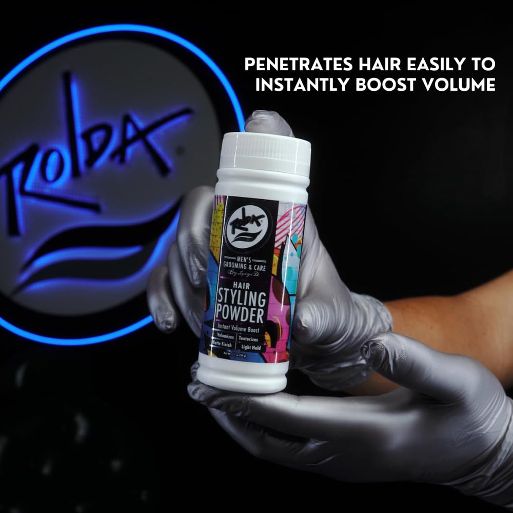 Rolda powder delivers a natural matte finish with subtle texture.