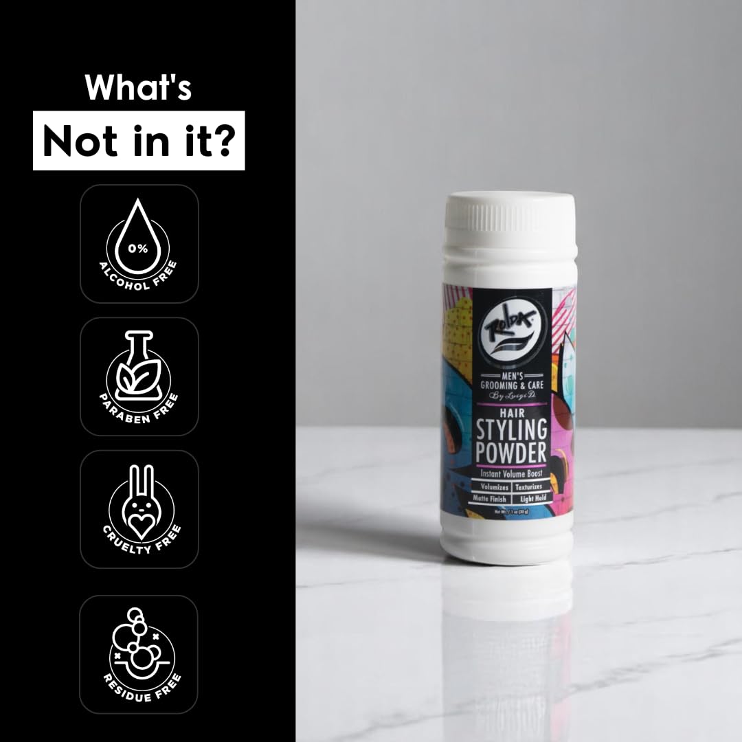 Rolda powder travel-friendly packaging suits daily routines.
