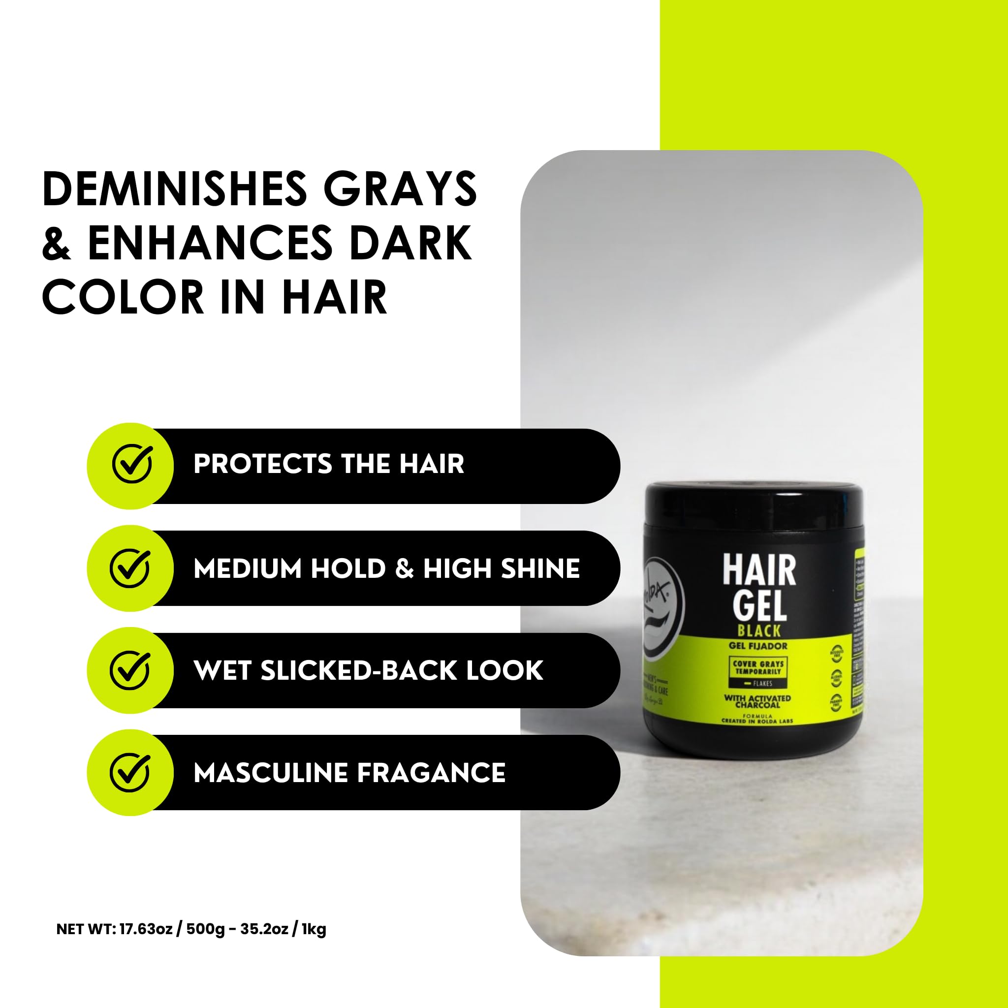Rolda gel feels non sticky with long lasting shine