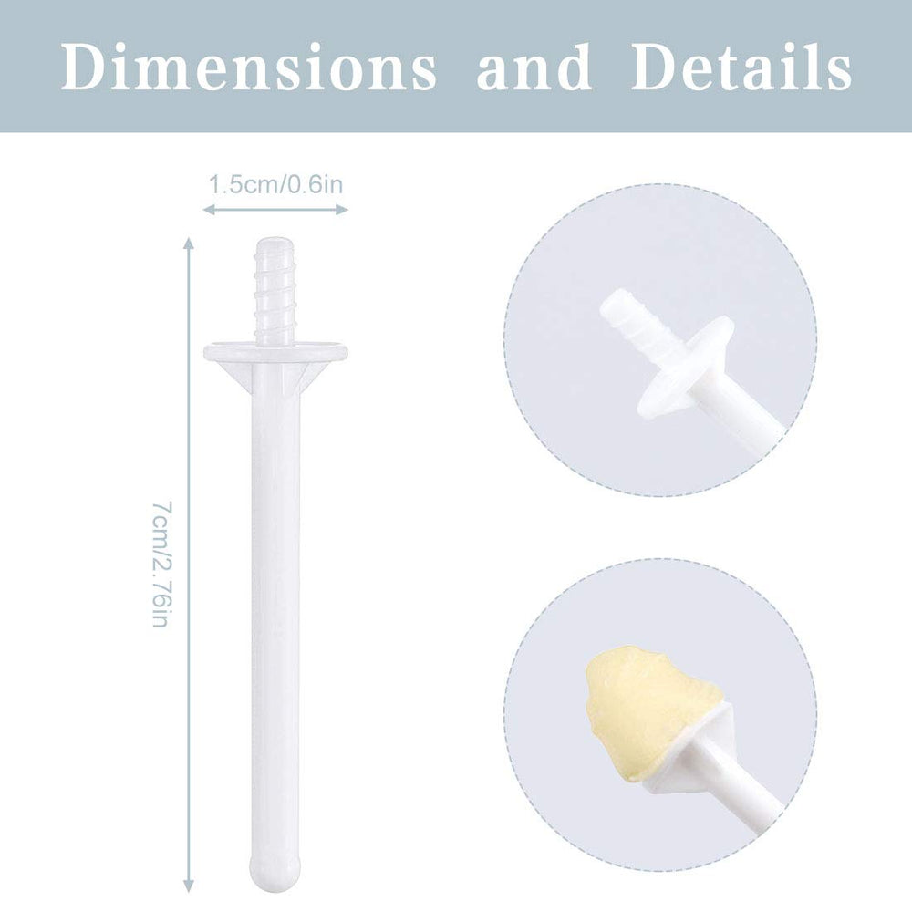 Rolybag nose wax stick applicator with smooth surface for comfortable use.